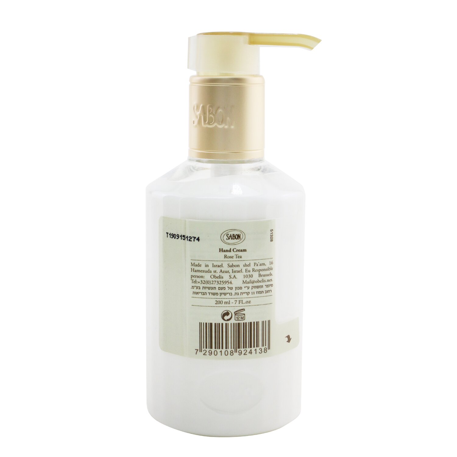 Sabon Hand Cream - Rose Tea 200ml/7oz