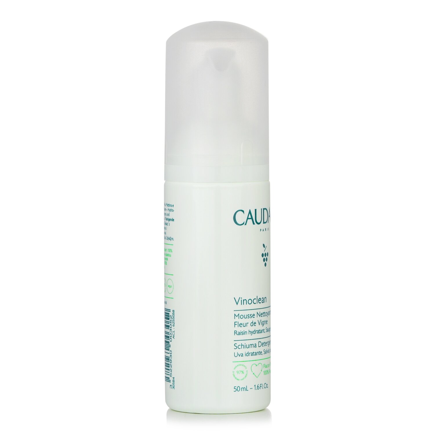 Caudalie Vinoclean Instant Foaming Cleanser (Travel Size) 50ml/1.6oz