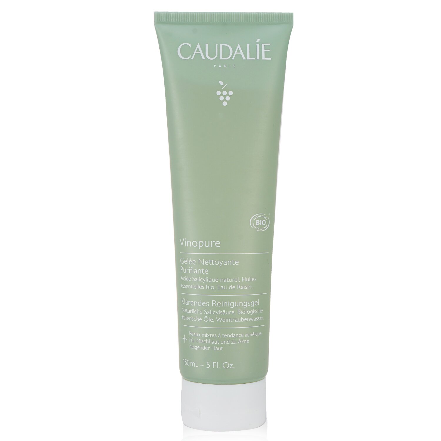 Caudalie Vinopure Purifying Gel Cleanser - สำหรับผิวผสมถึงเป็นสิวง่าย 150ml/5oz