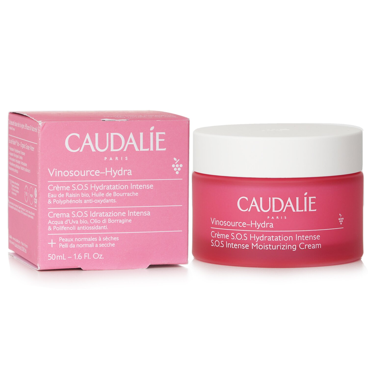 Caudalie Vinosource-Hydra S.O.S Intense Moisturizing Cream 50ml/1.6oz