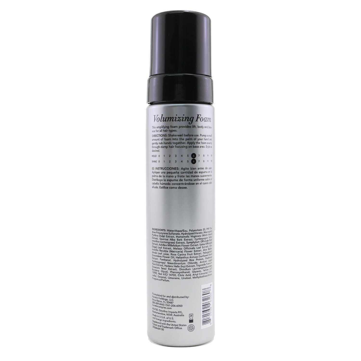 Keratin Complex Volumizing Foam 237ml/8oz