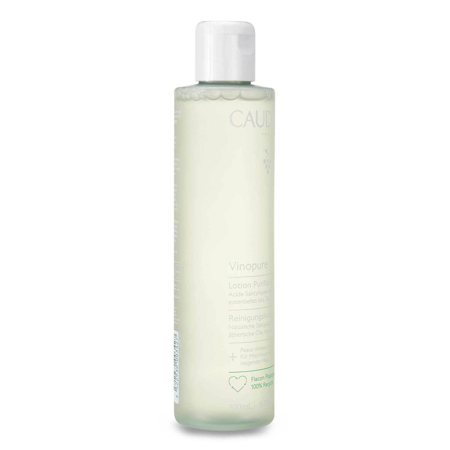 Caudalie Vinopure Очищающий Тоник - для Комбинированной и Проблемной Кожи 200ml/6.7oz
