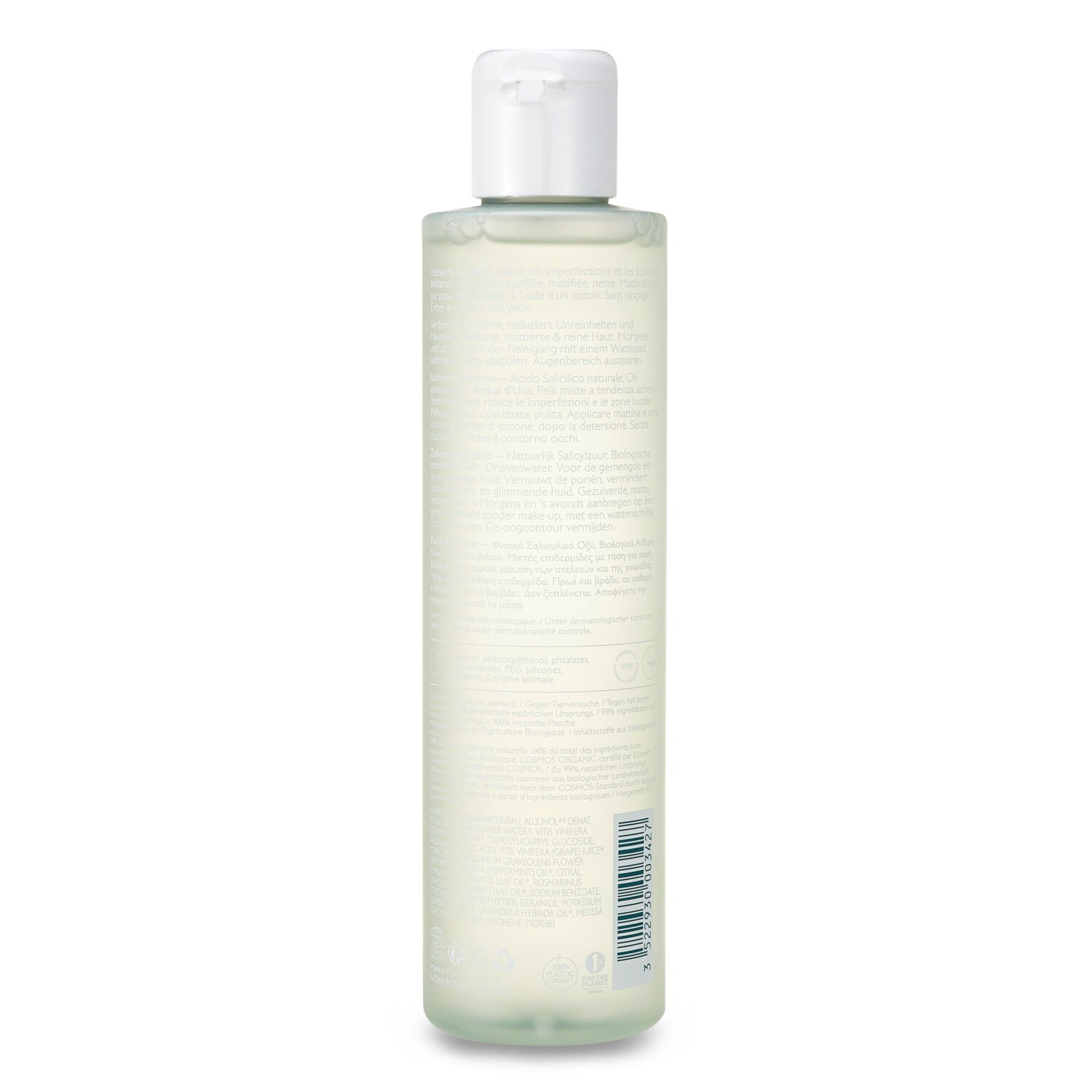Caudalie Vinopure Очищающий Тоник - для Комбинированной и Проблемной Кожи 200ml/6.7oz