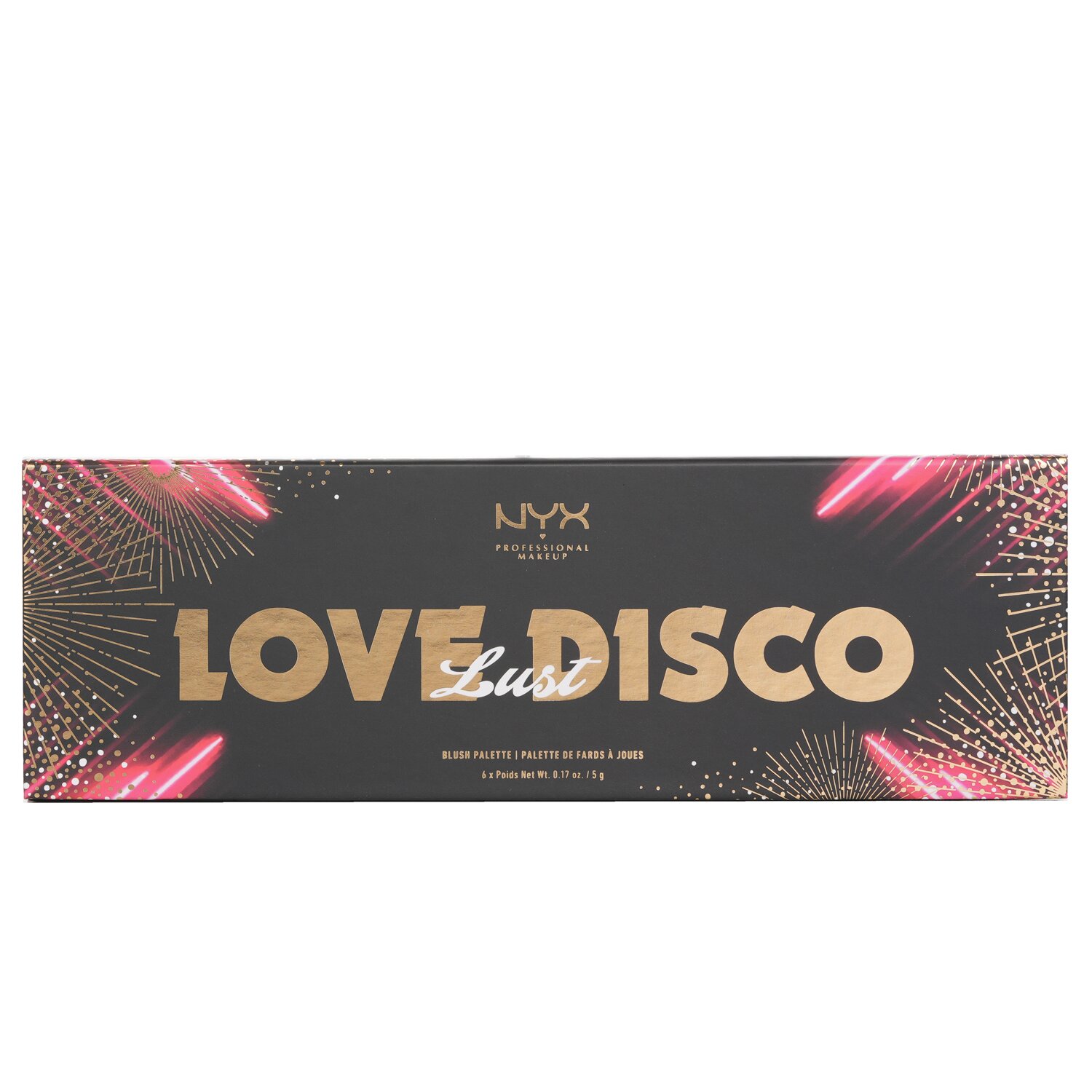 NYX Love Lust Disco Blush Palette (6x Blush) 6x5g/0.17oz