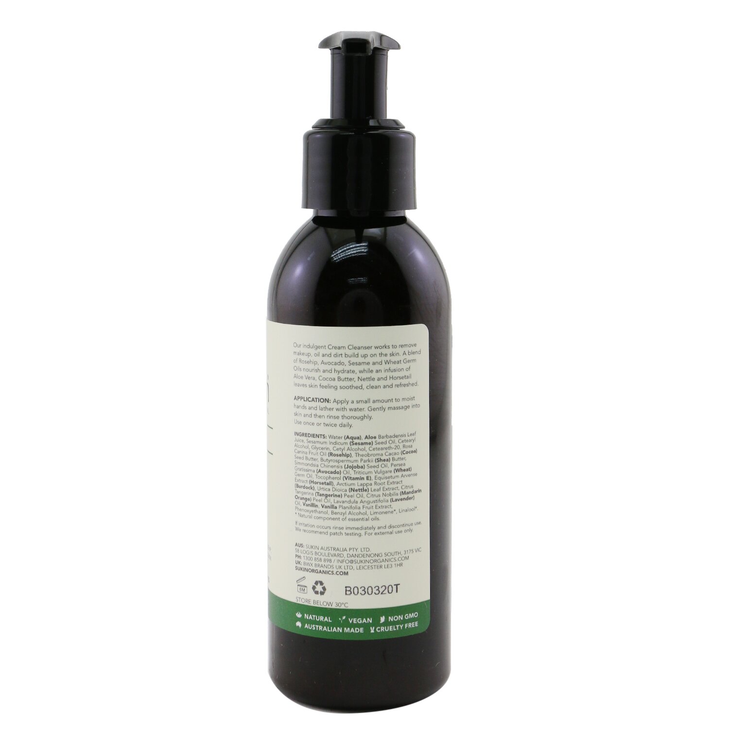 Sukin Signature Cream Cleanser (Normal To Dry Skin Types) 125ml/4.23oz