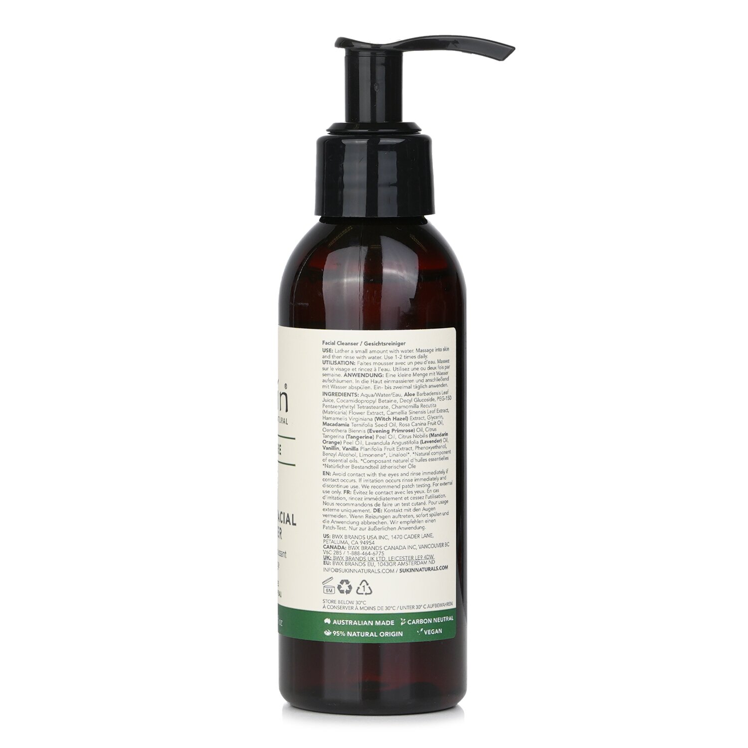 Sukin Signature Foaming Facial Cleanser (All Skin Types) 125ml/4.23oz