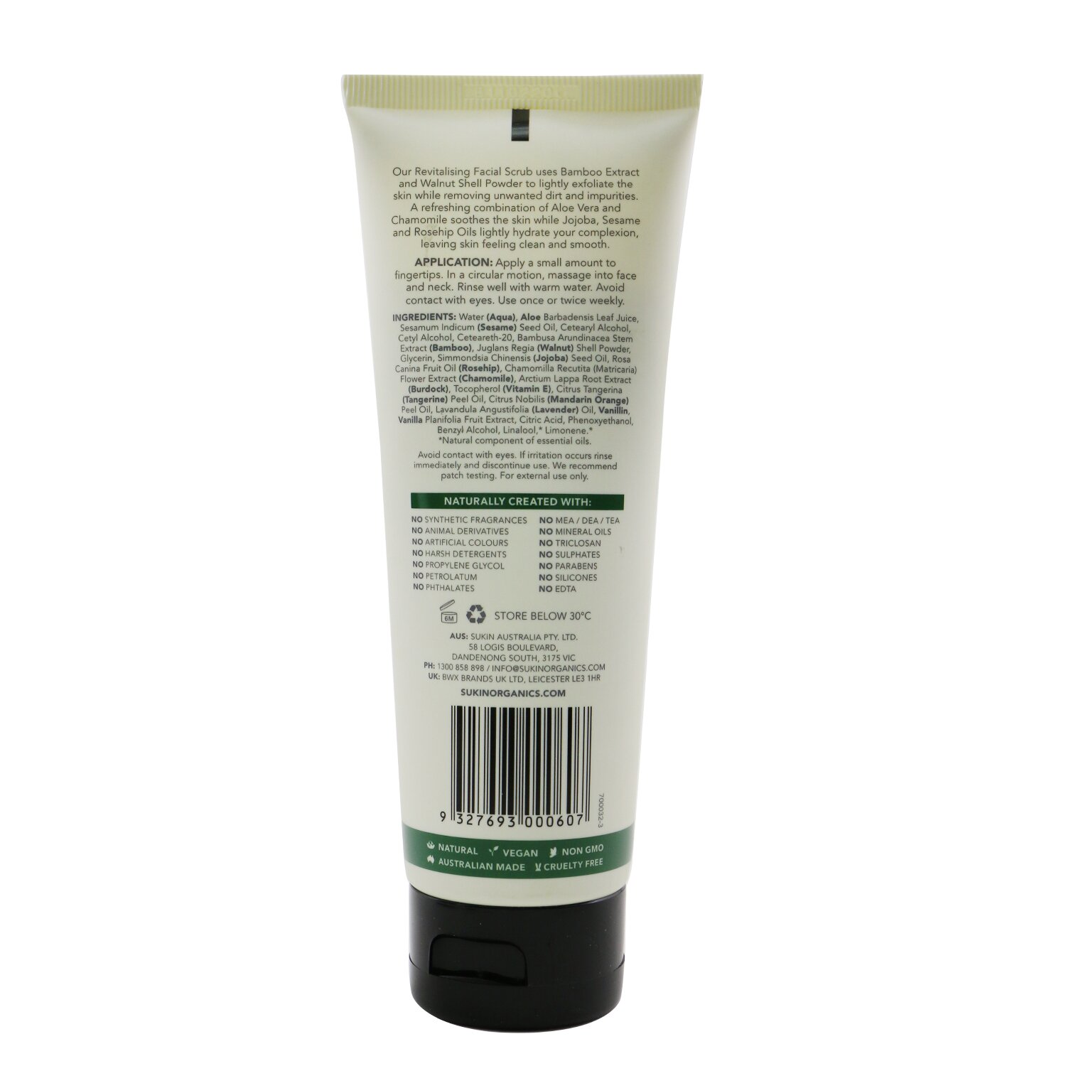 Sukin Signature Revitalising Facial Scrub (All Skin Types) 125ml/4.23oz