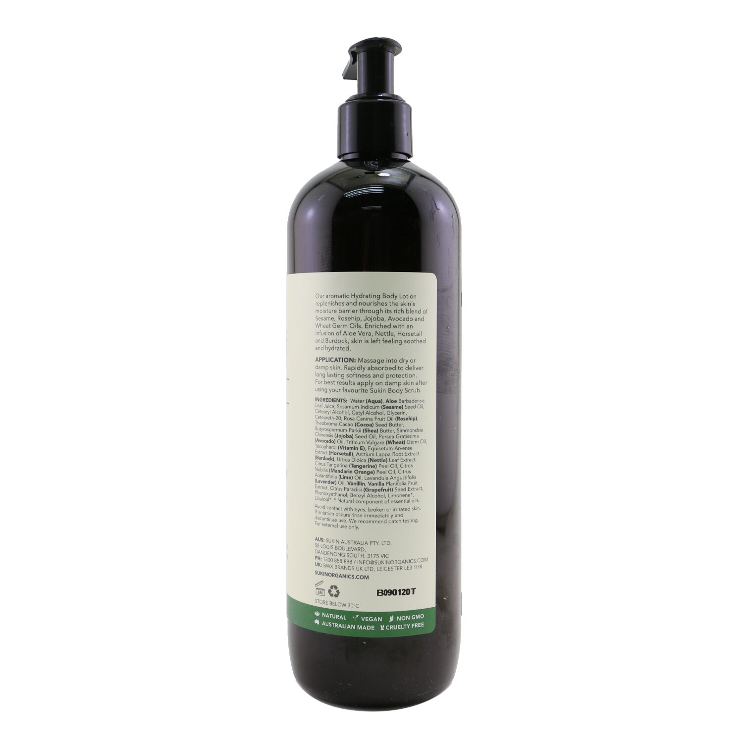 Sukin Signature Hydrating Body Lotion - Signature Scent (All Skin Types) 500ml/16.9oz