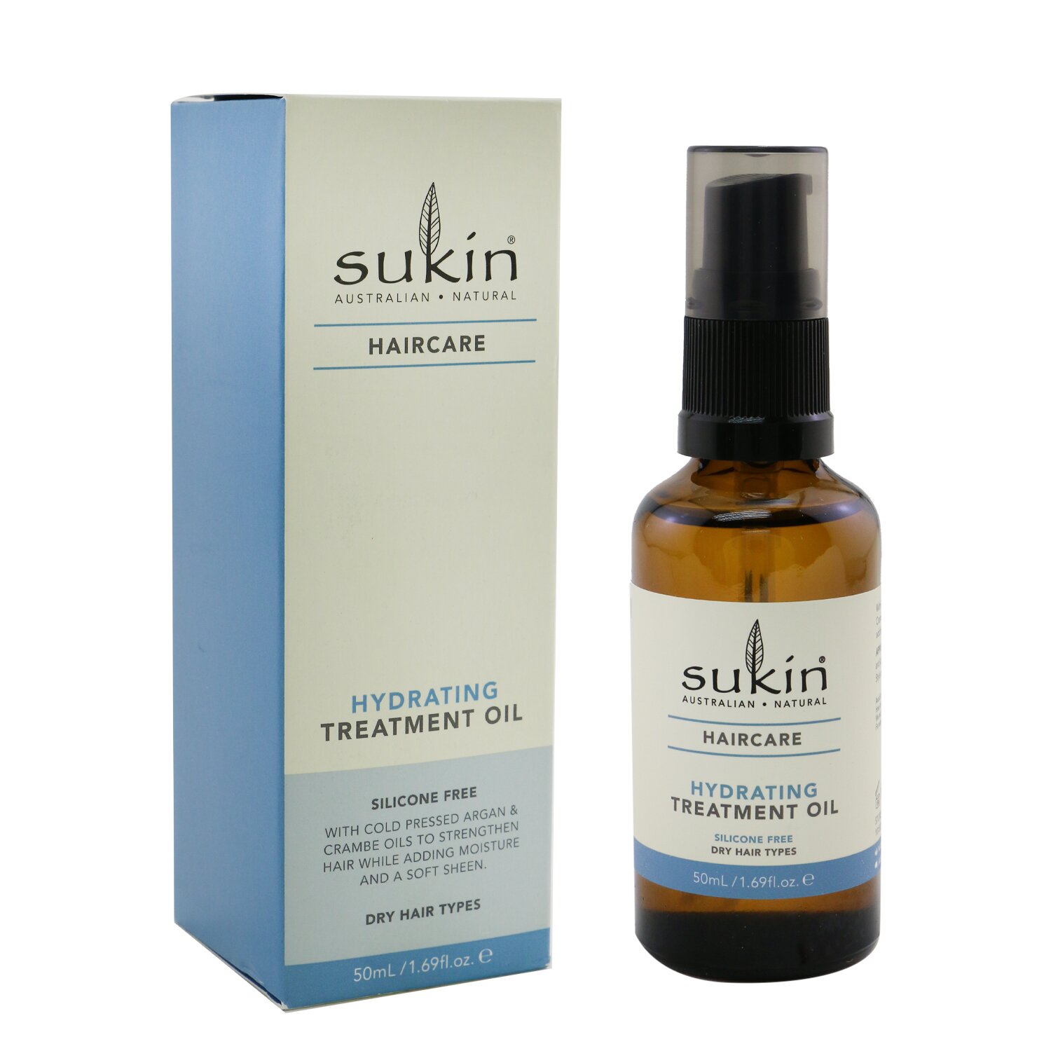 Sukin Hydrating Treatment Oil (For Dry Hair Types) 50ml/1.69oz