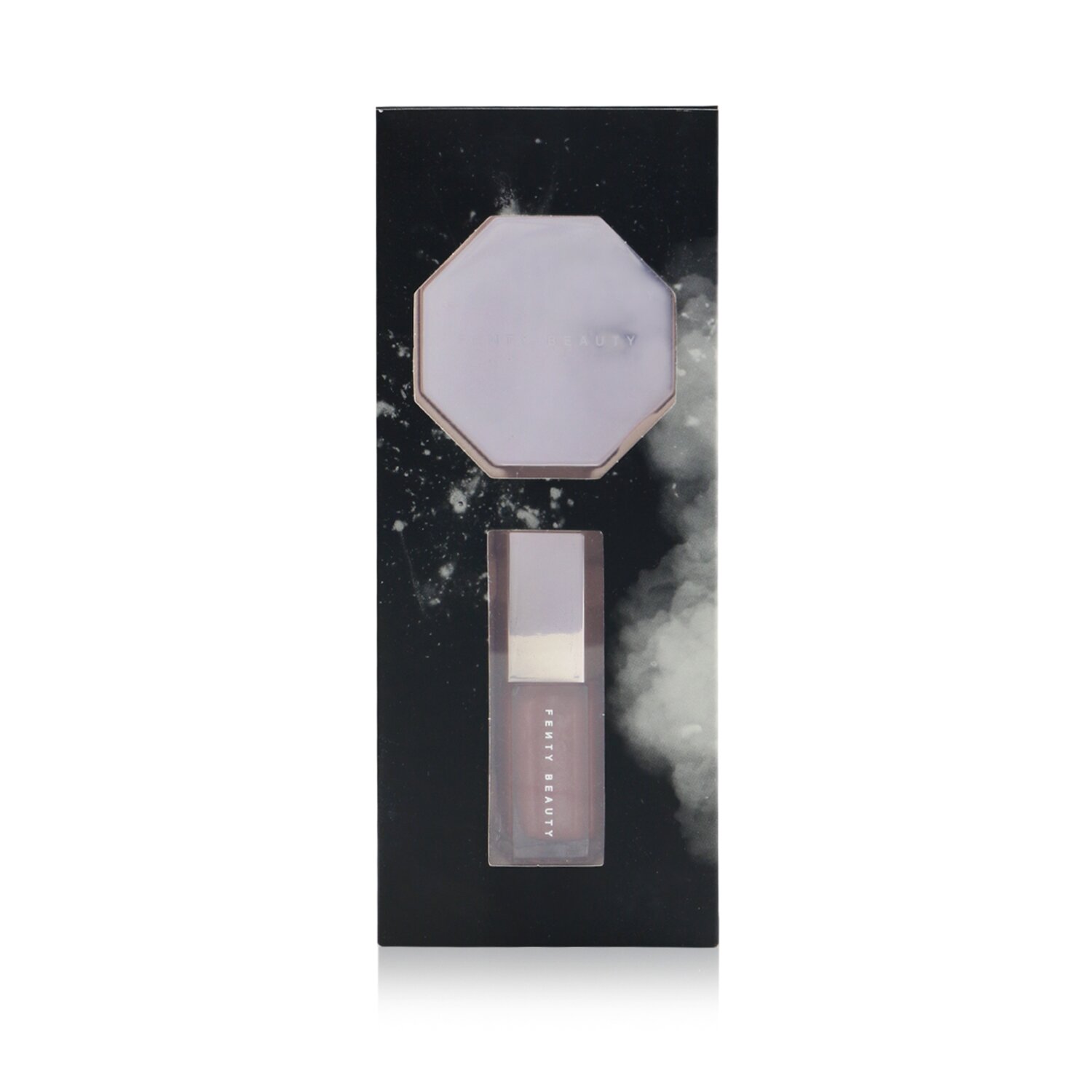 Fenty Beauty by Rihanna Diamond Bomb Baby Travel Luminizing Set (1x Highlighter, 1x Lip Luminizer) 2pcs