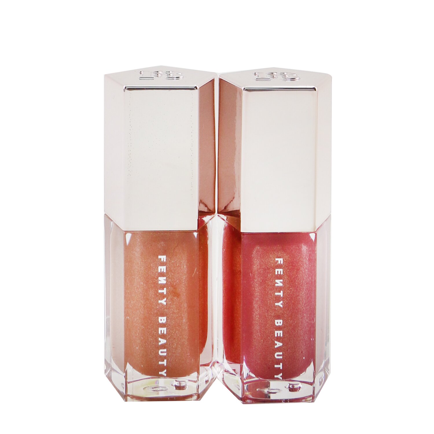 Fenty Beauty by Rihanna Lil Gloss Bombs Mini Lip Duo + Keychain Holder 3pcs