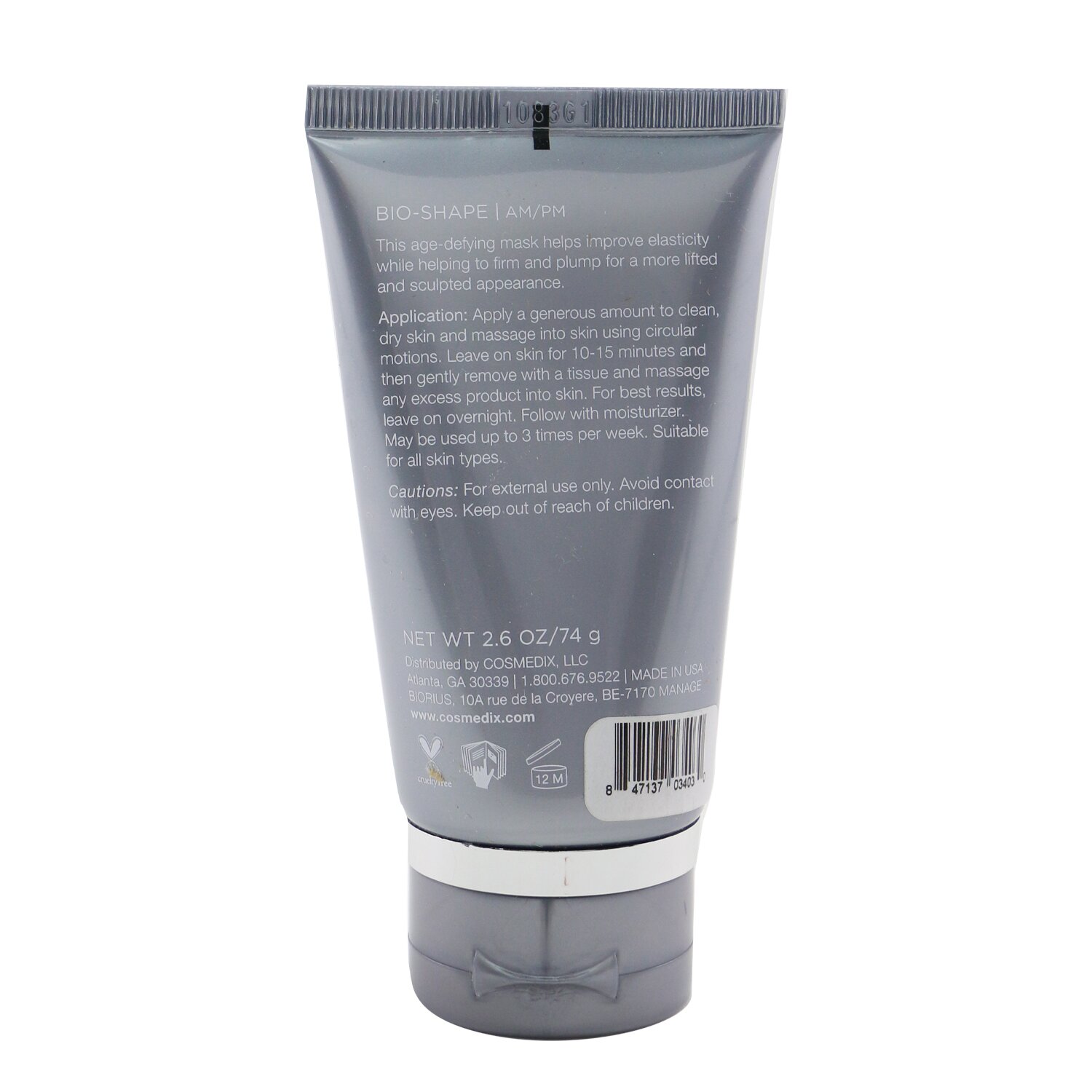 CosMedix Bio-Shape Firming Face Mask (Unboxed) 74g/2.6oz