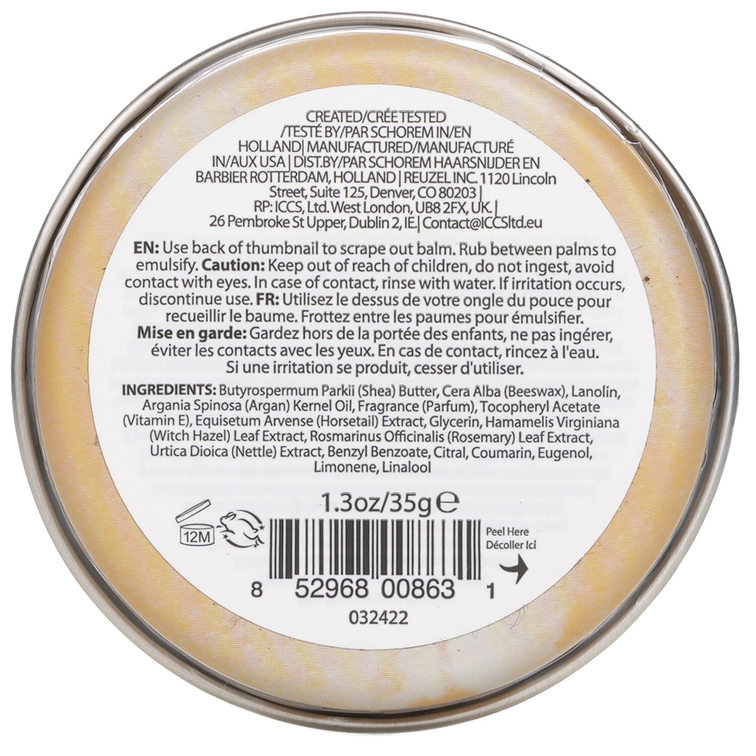 Reuzel Beard Balm - Wood & Spice 35g/1.3oz