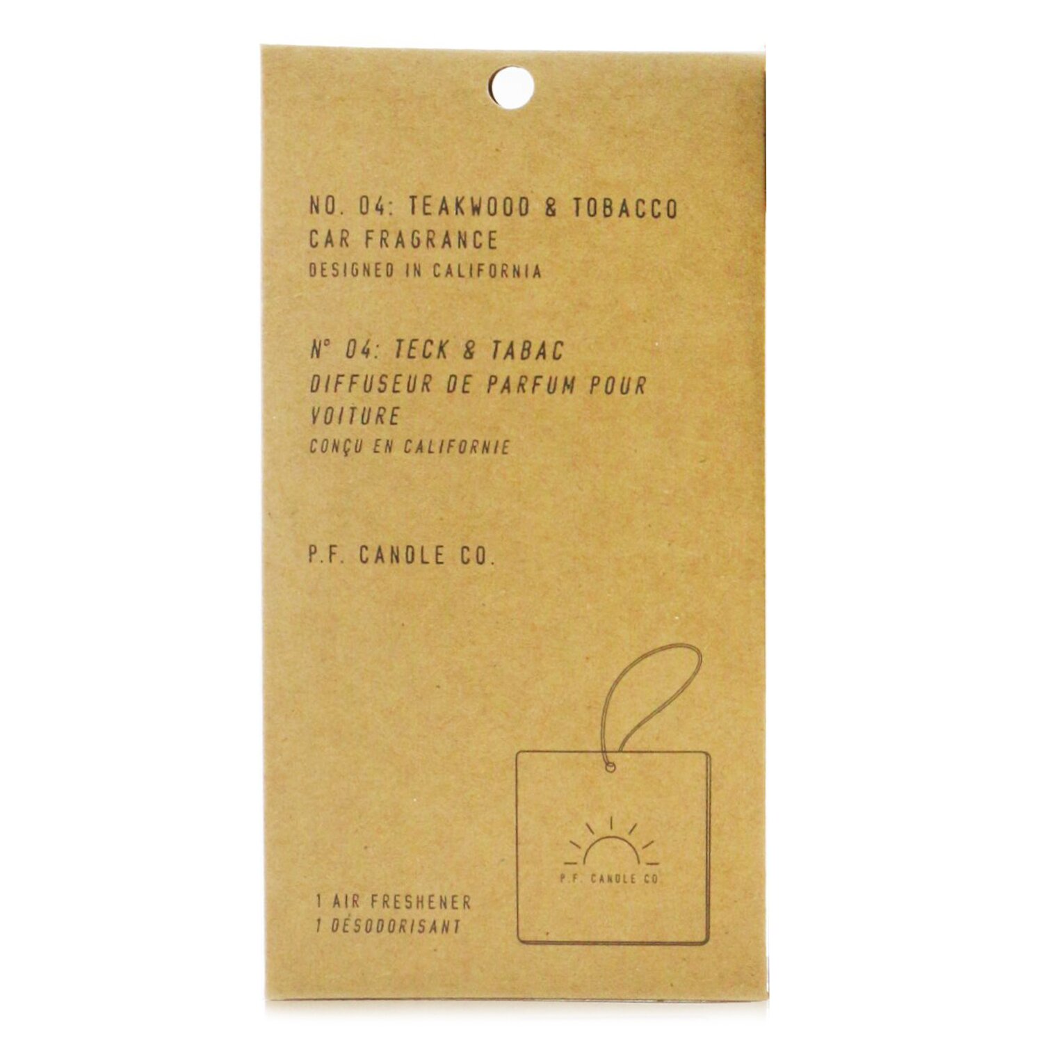 P.F. Candle Co. 车载香氛 - 柚木烟草 1pcs