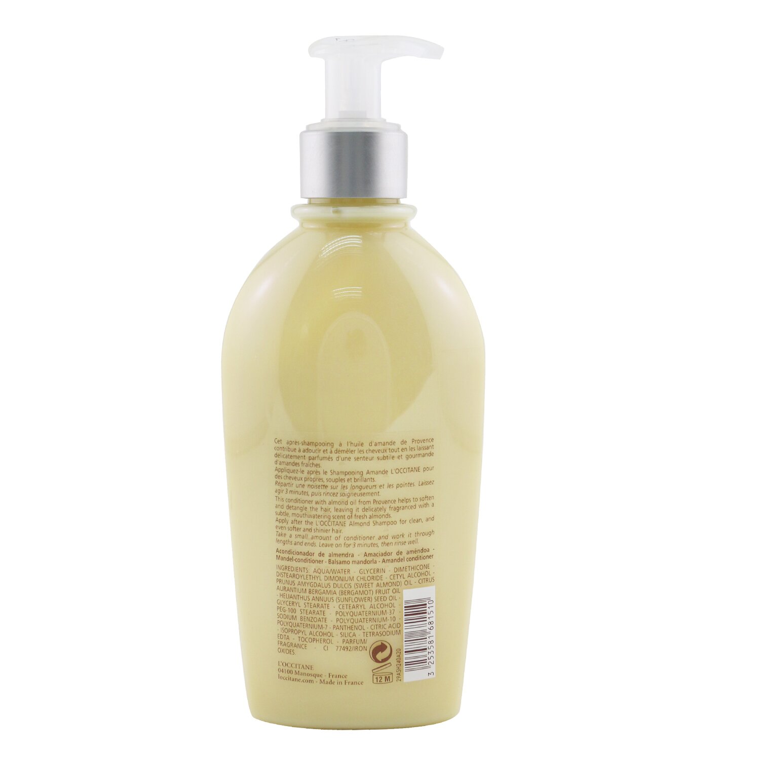 L'Occitane Almond Conditioner with Almond Oil 240ml/8.1oz