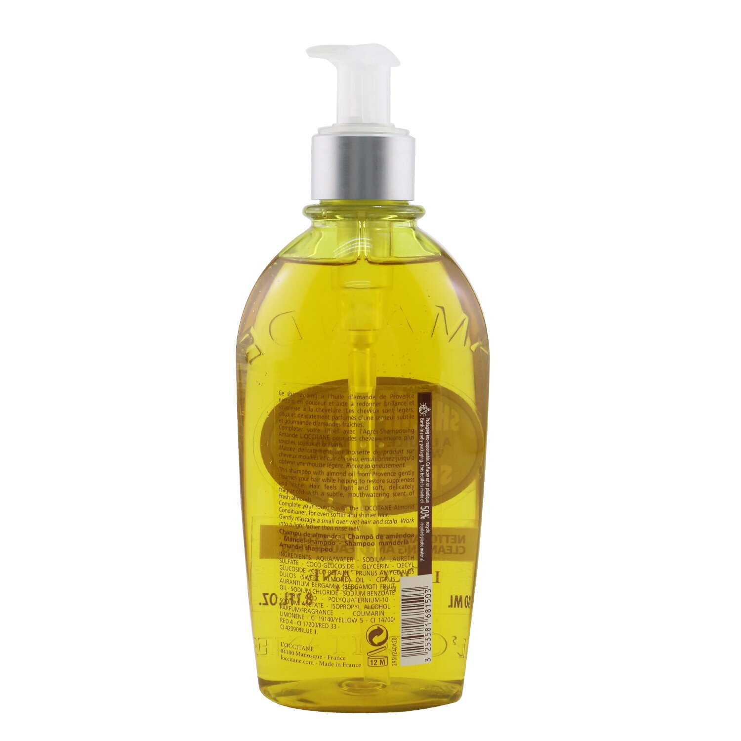 L'Occitane Almond Shampoo with Almond Oil 240ml/8.1oz