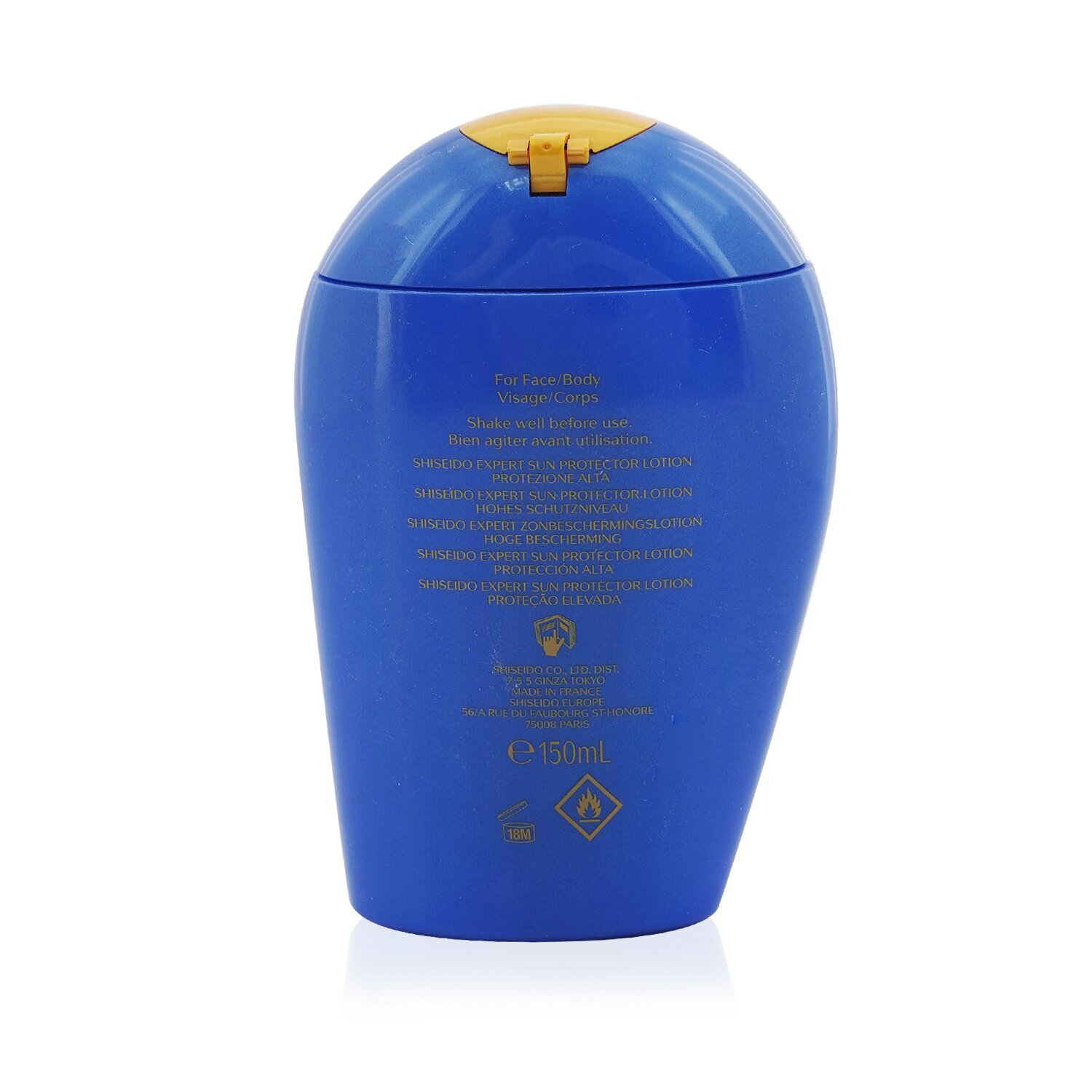 Shiseido Expert Sun Protector Face & Body Lotion SPF 30 UVA - Turn Invisible, High Protection, Very Water-Resistant (Unboxed) 150ml/5.07oz