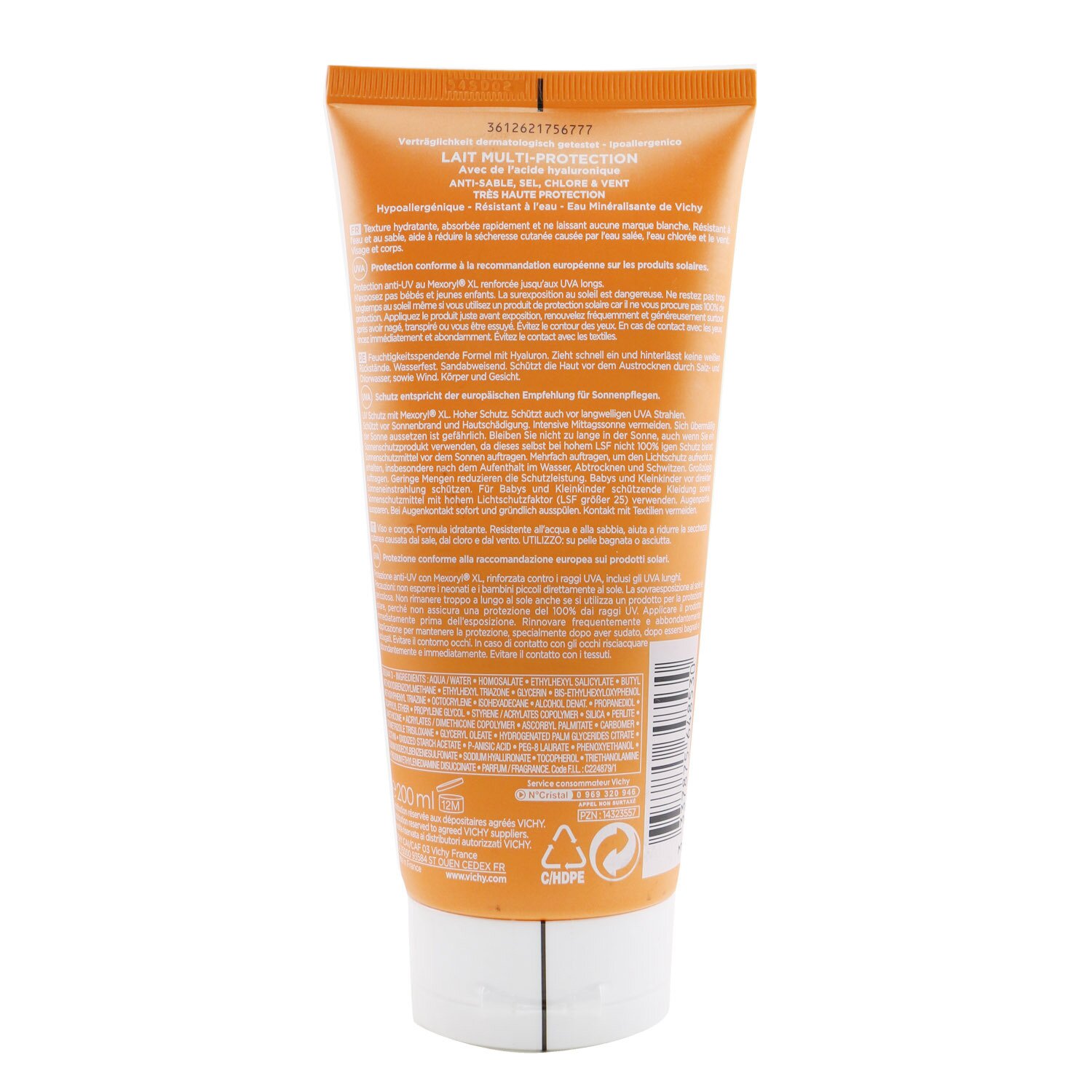 Vichy Capital Soleil Beach Protect Multi-Protection Milk SPF 50 (Water Resistant - Face & Body) 200ml/6.7oz