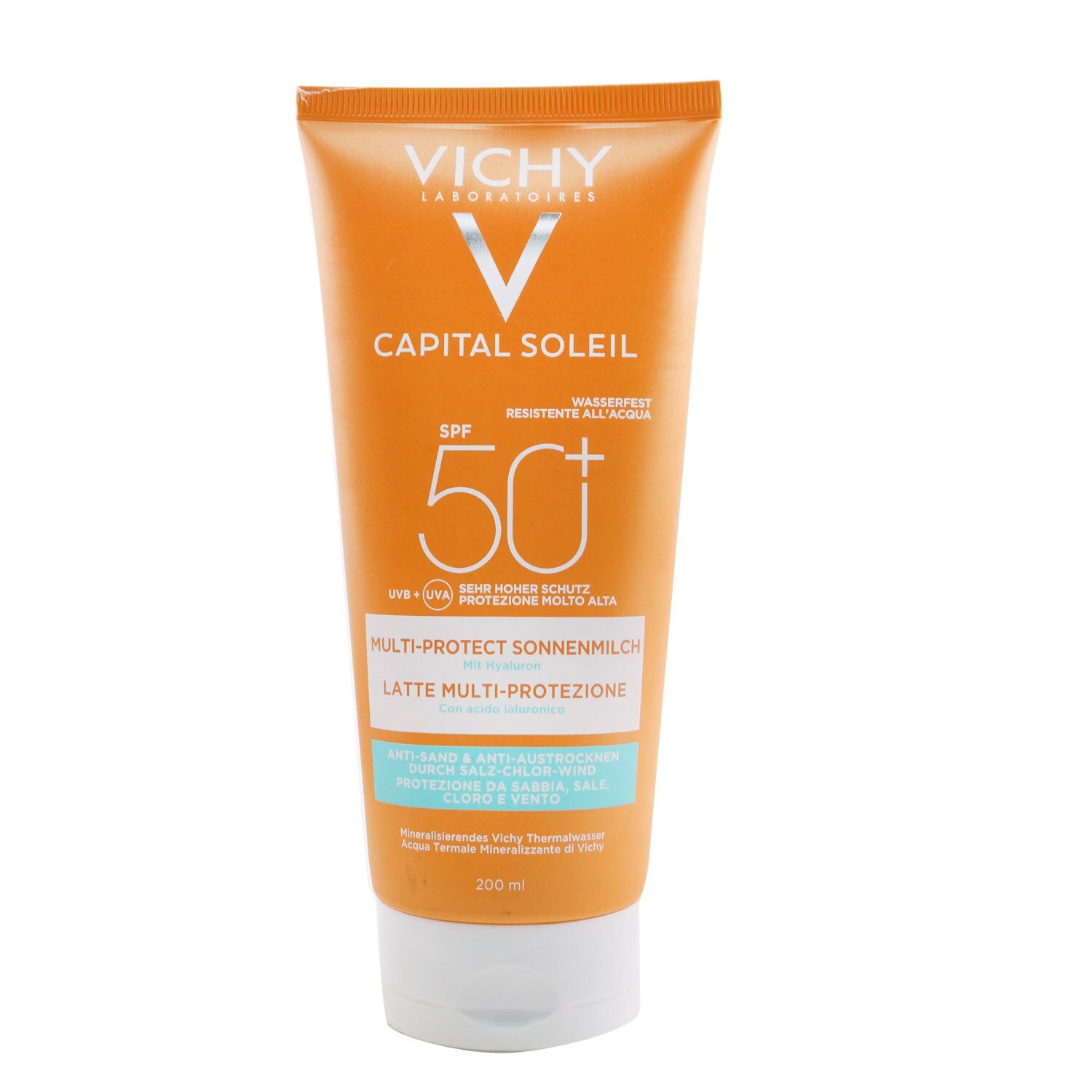 Vichy Capital Soleil Beach Protect Multi-Protection Milk SPF 50 (Water Resistant - Face & Body) 200ml/6.7oz
