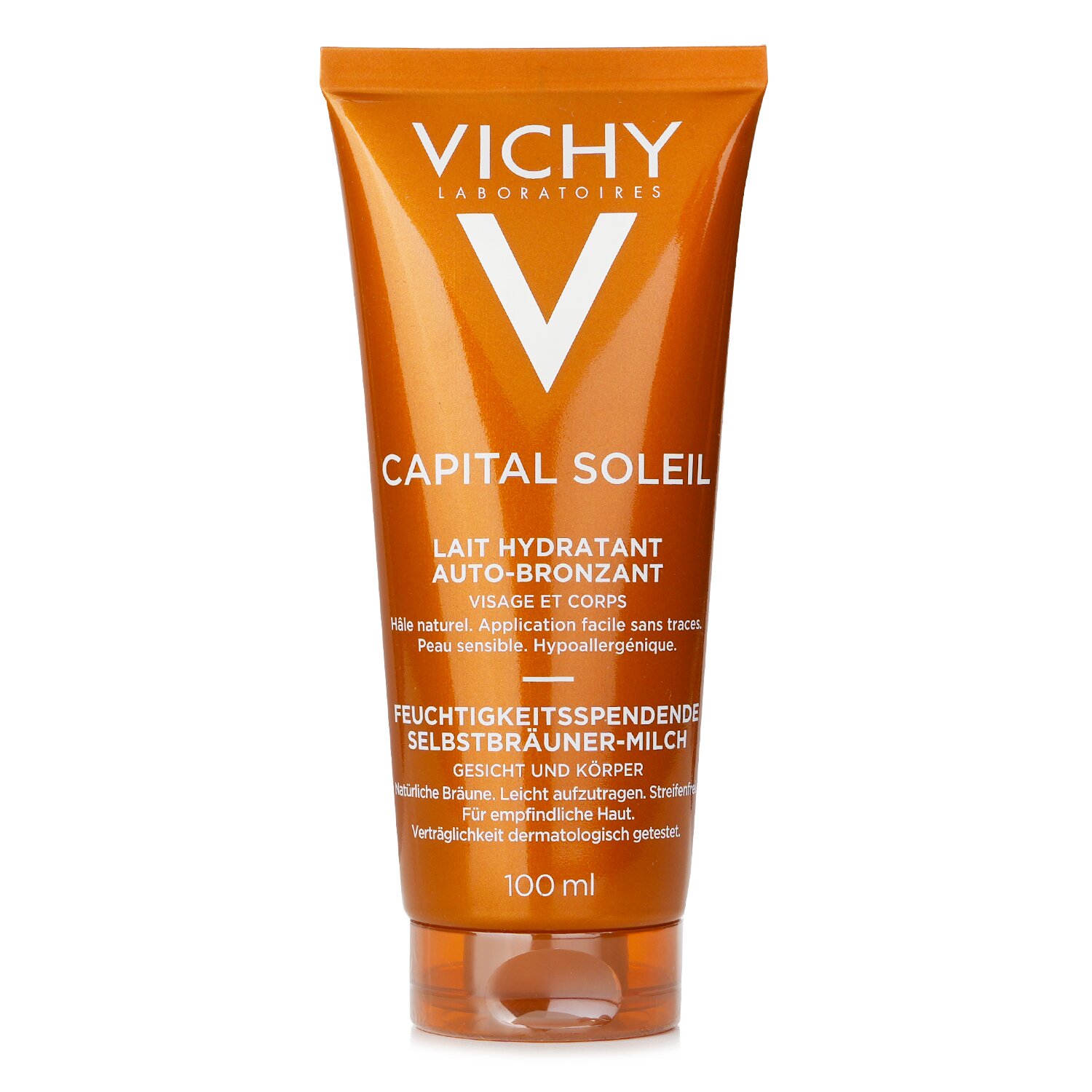 Vichy Capital Ideal Soleil Nawilżające mleczko samoopalające do twarzy i ciała 100ml/3.3oz