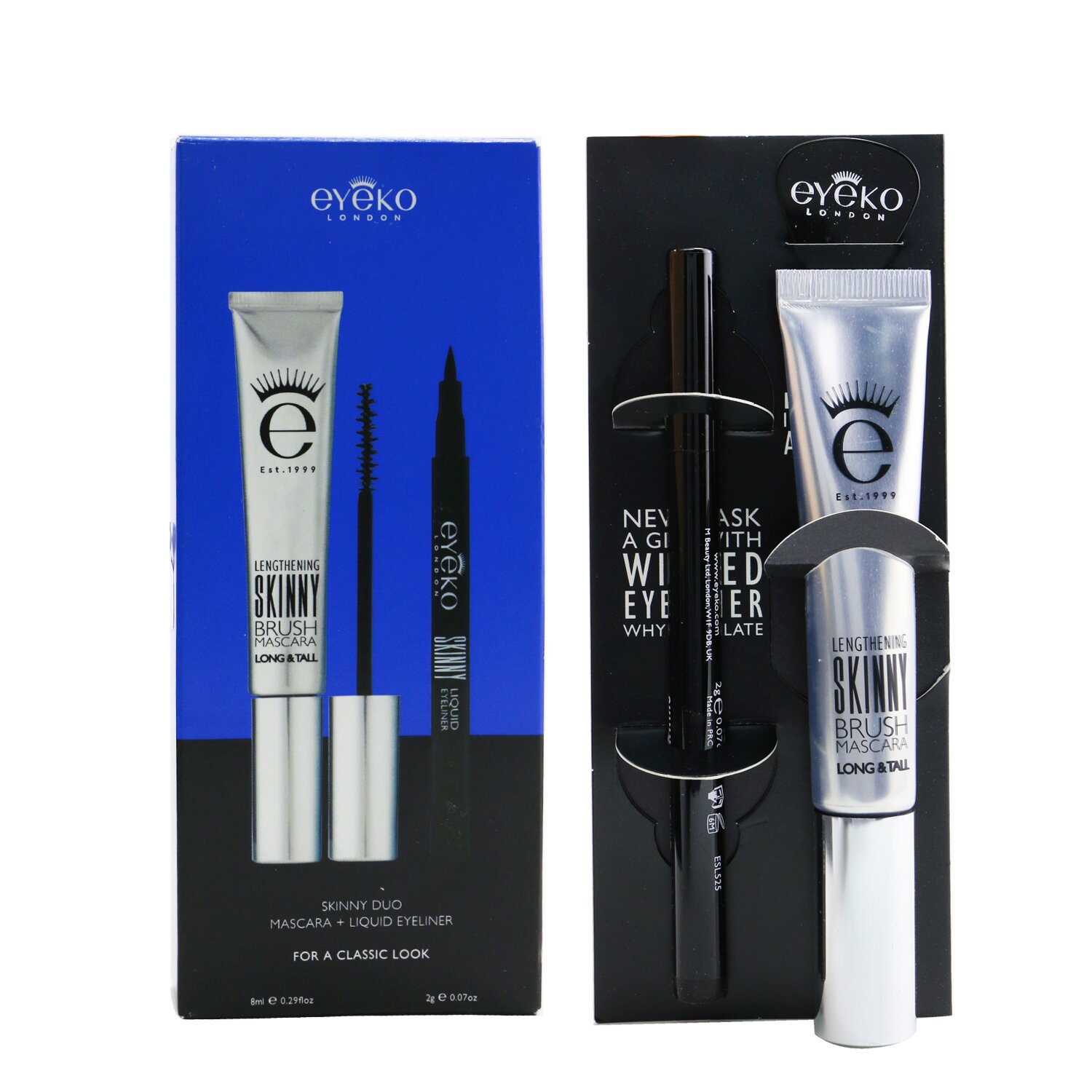 Eyeko Skinny Dúo (1x Máscara + 1x Delineador de Ojos Líquido) 2pcs
