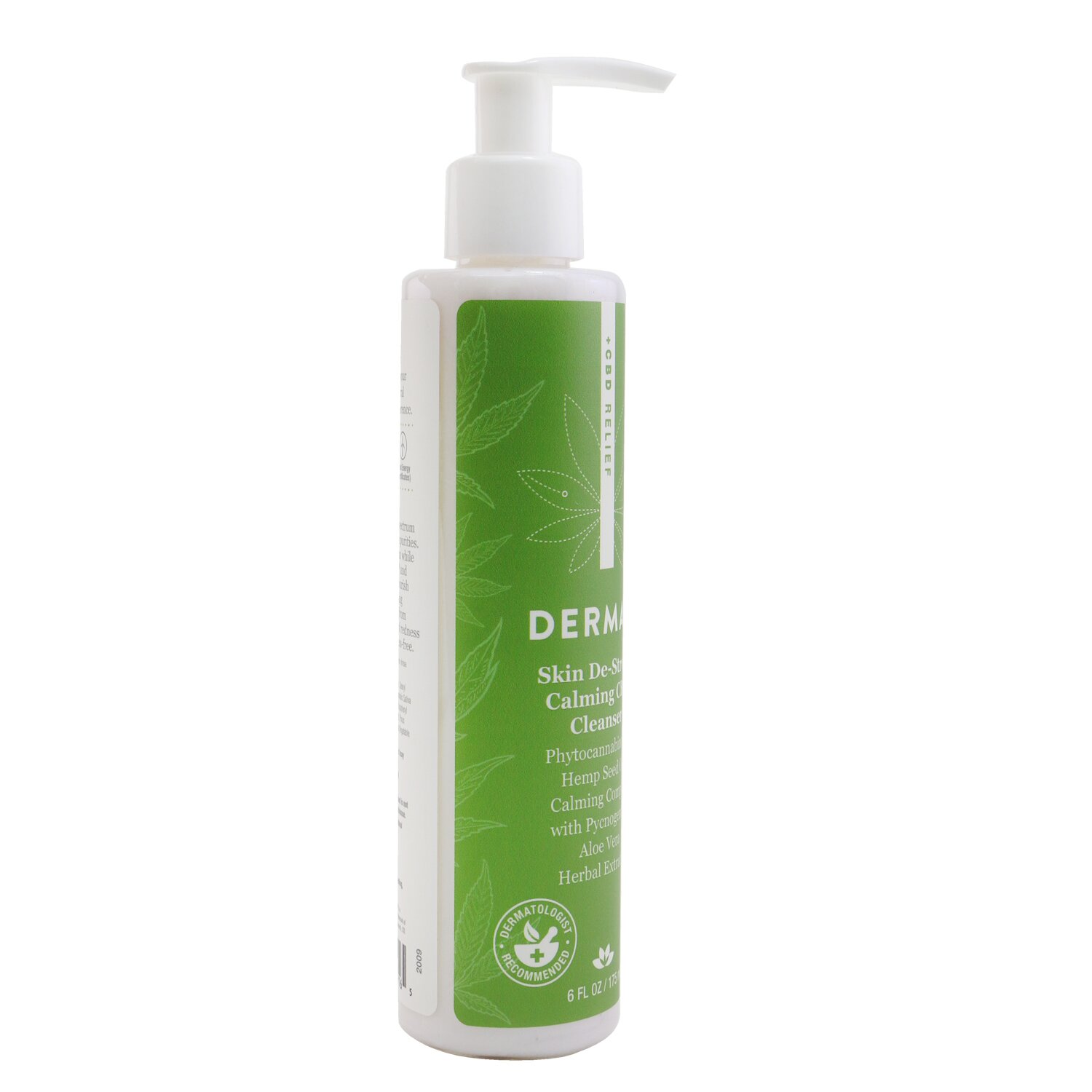 Derma E +CBD 舒緩肌膚減壓鎮靜CBD潔面乳 175ml/6oz