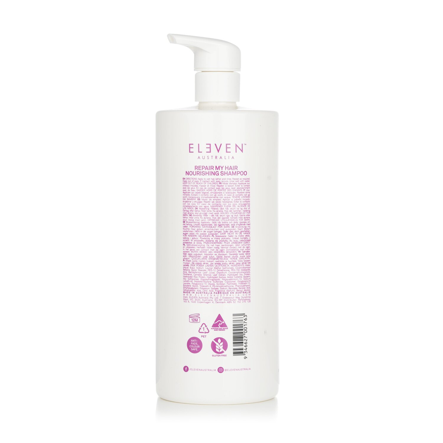Eleven Australia Repair My Hair Nourishing Shampoo 960ml/32.5oz