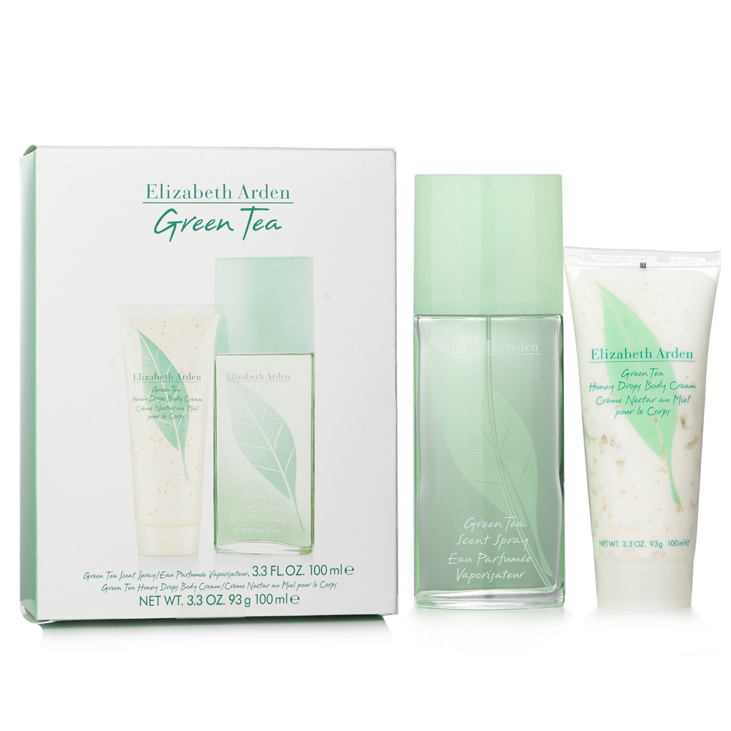 Elizabeth Arden Green Tea Coffret: Eau Parfumee Spray 100ml/3.3oz + Honey Drops Body Cream 100ml/3.3oz 2pcs