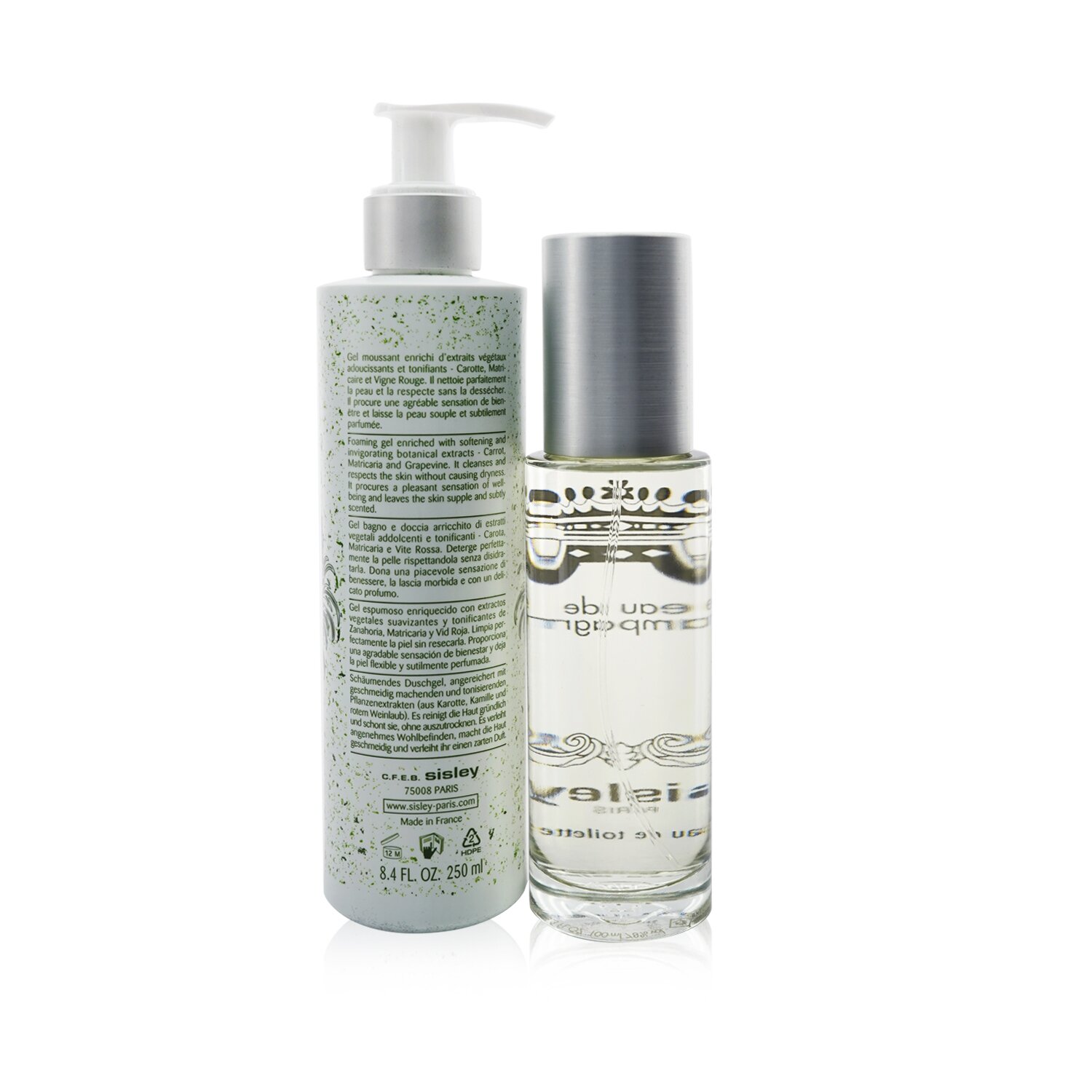 Sisley Eau De Campagne Coffret: Eau De Toilette Spray 100ml/3.3oz + Gentle Bath And Shower Gel 250ml/8.4oz 2pcs