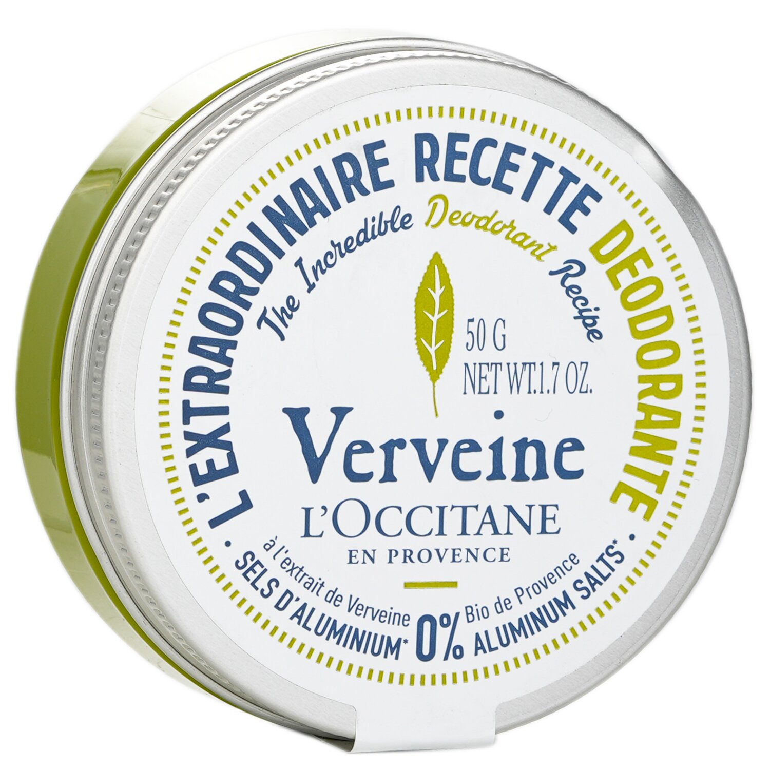 L'Occitane Dezodorant Verveine (Verbena) - 0% soli aluminium 50g/1.7oz