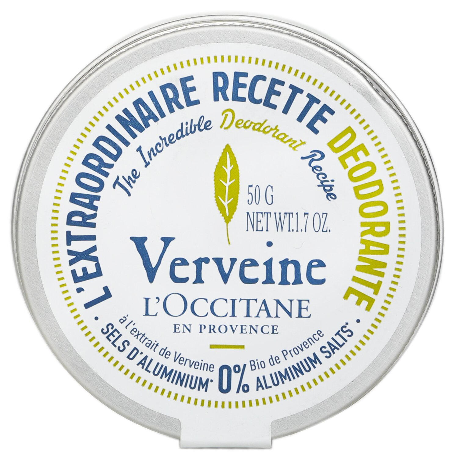 L'Occitane Dezodorant Verveine (Verbena) - 0% soli aluminium 50g/1.7oz