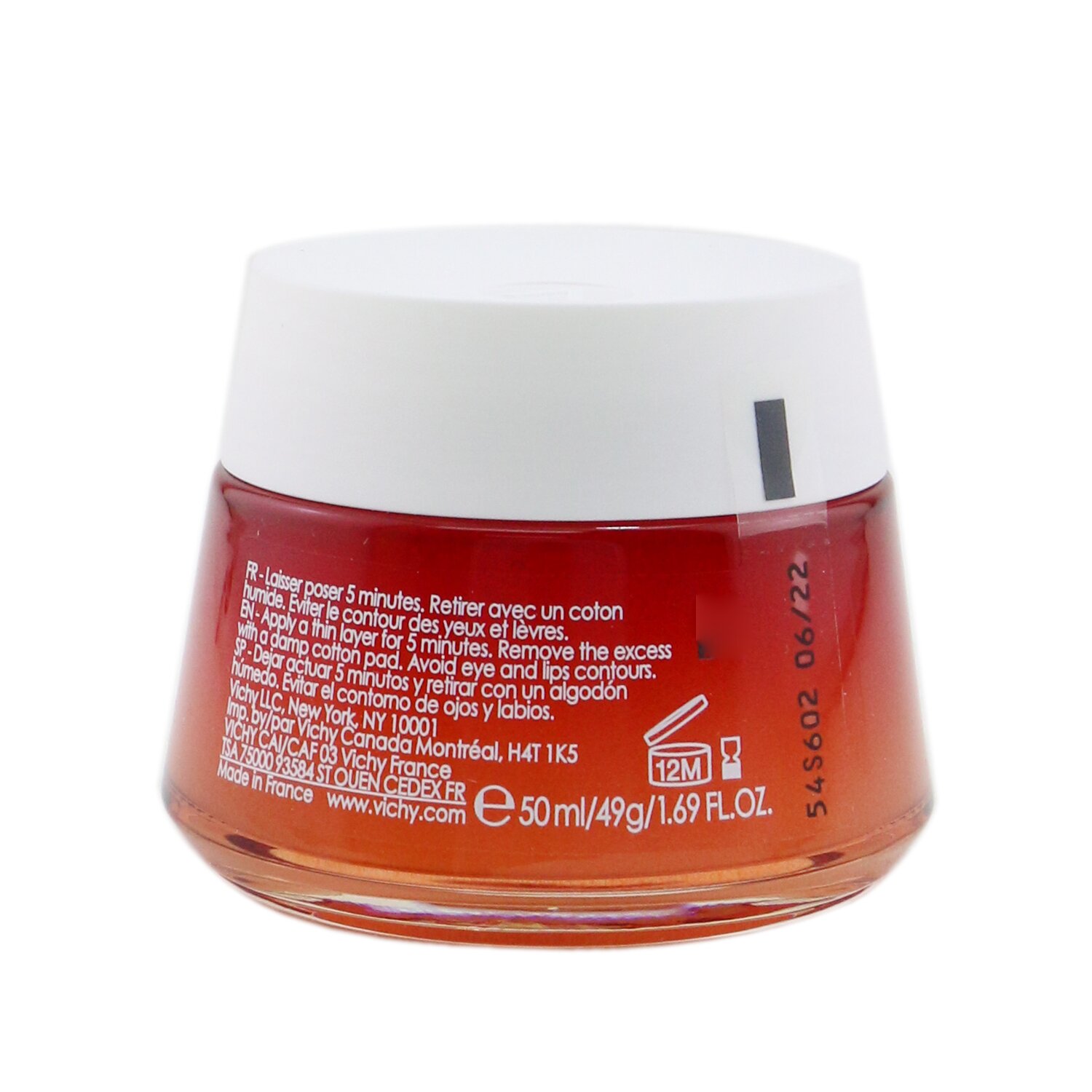 Vichy LiftActiv Hyalu Mascarilla (Mascarilla Facial de Ácido Hialurónico) (Fecha Vto.: 06/2022) 50ml/1.69oz