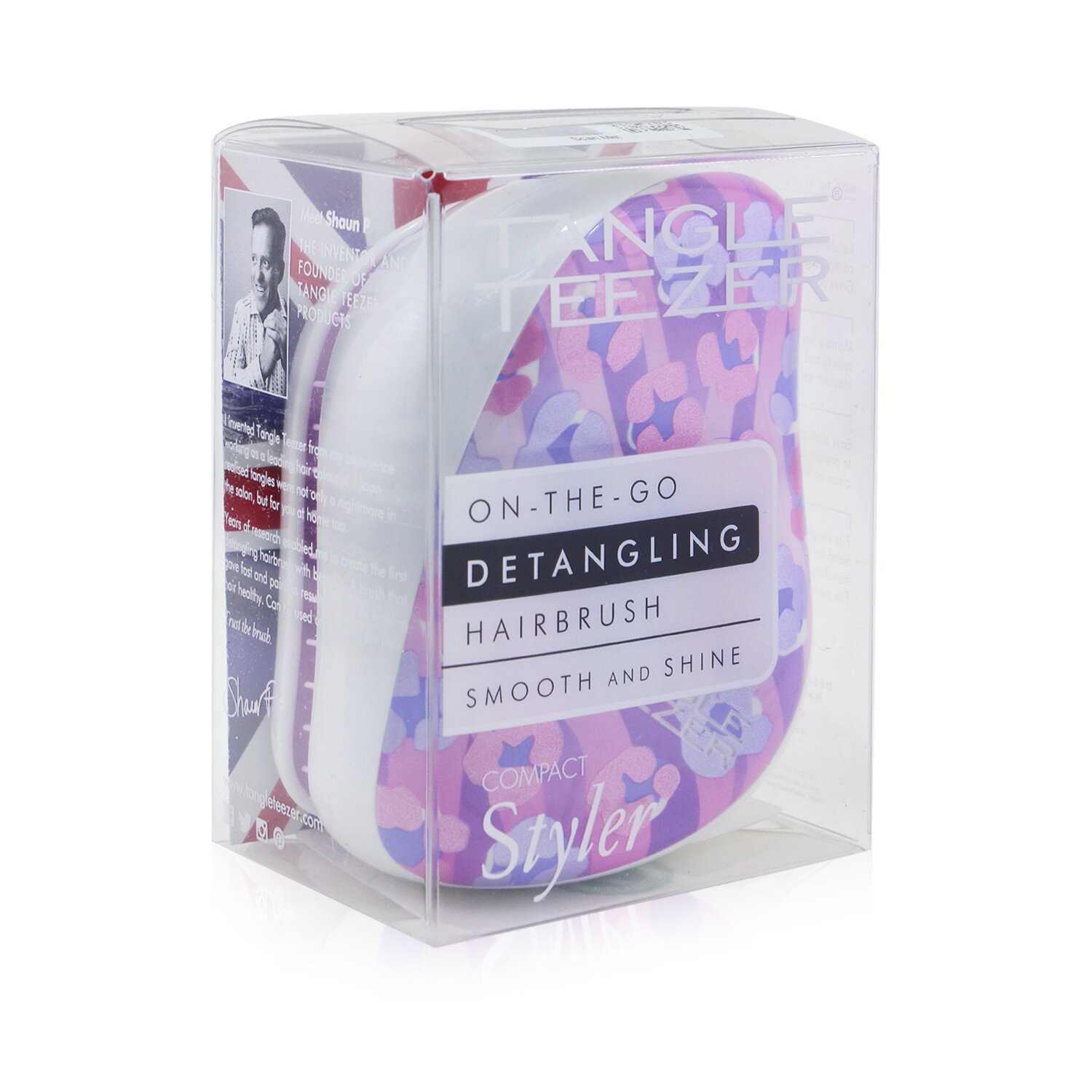 Tangle Teezer Compact Styler On-The-Go Detangling Hair Brush 1pc