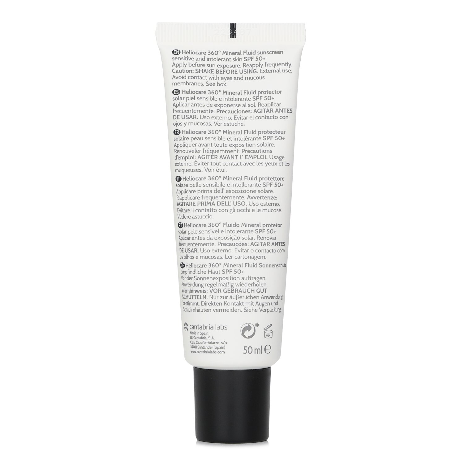 Heliocare by Cantabria Labs Heliocare 360 Mineral Fluid SPF50 50ml/1.7oz