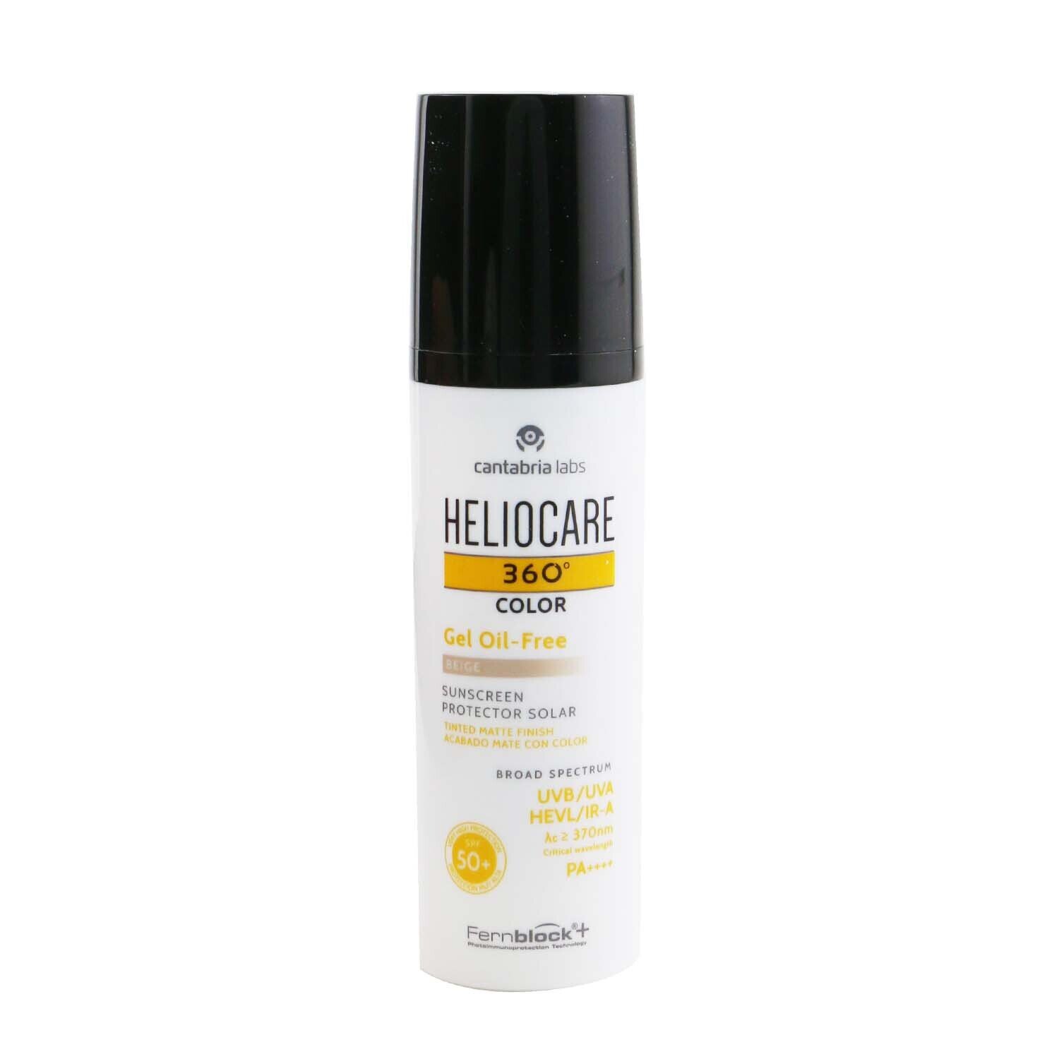 Heliocare by Cantabria Labs Heliocare 360 Color Gel - Oil Free (Tinted Matte Finish) SPF50 50ml/1.7oz