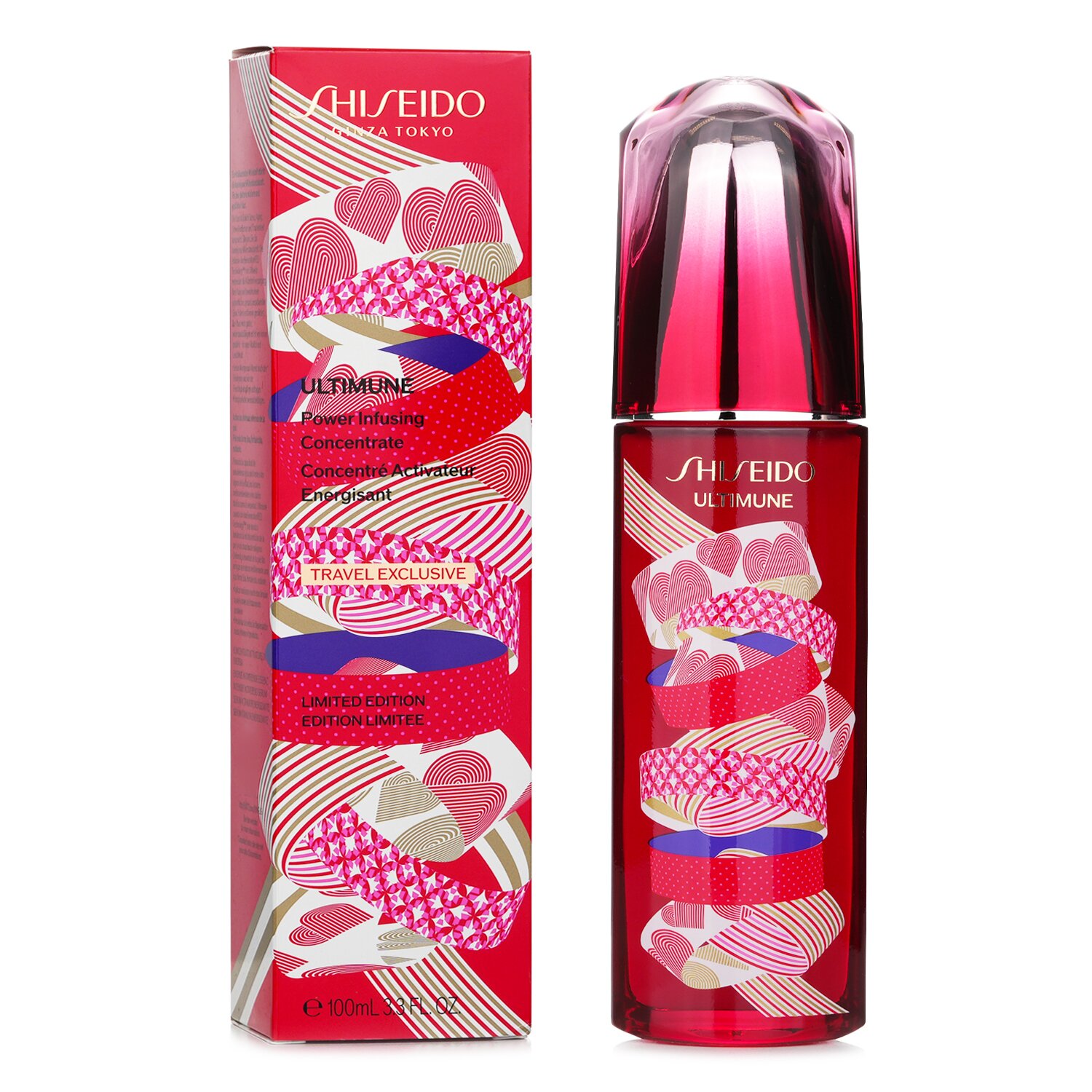 Shiseido Ultimune Power Infusing Concentrate (ImuGenerationRED Technology) - Holiday Limited Edition 100ml/3.3oz