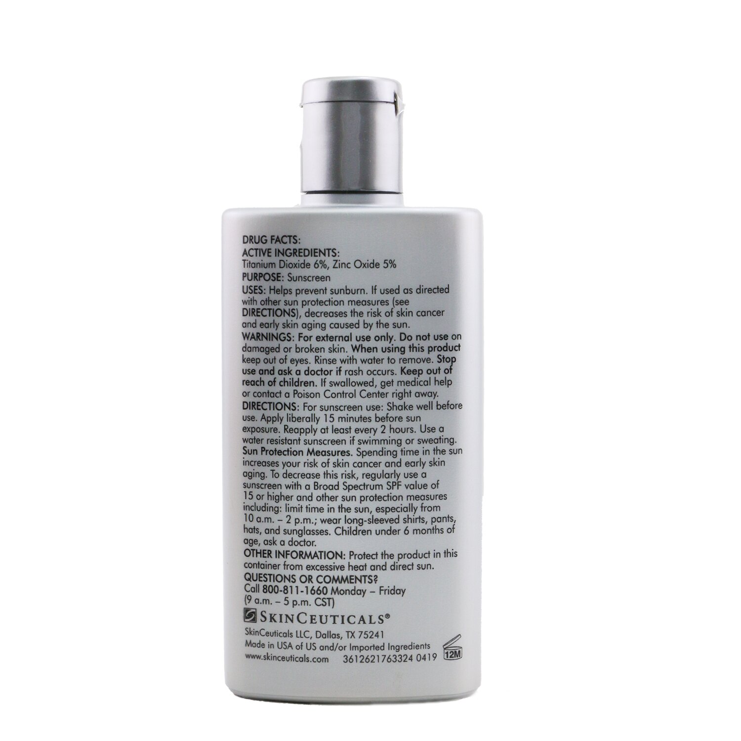 Skin Ceuticals Physical Fusion UV Defense SPF 50 - Super Size (Box Slightly Damaged) 125ml/4.2oz