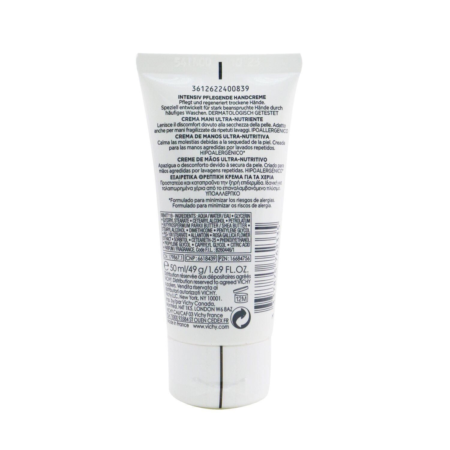 Vichy Ultra-Nourishing Hand Cream 50ml/1.69oz