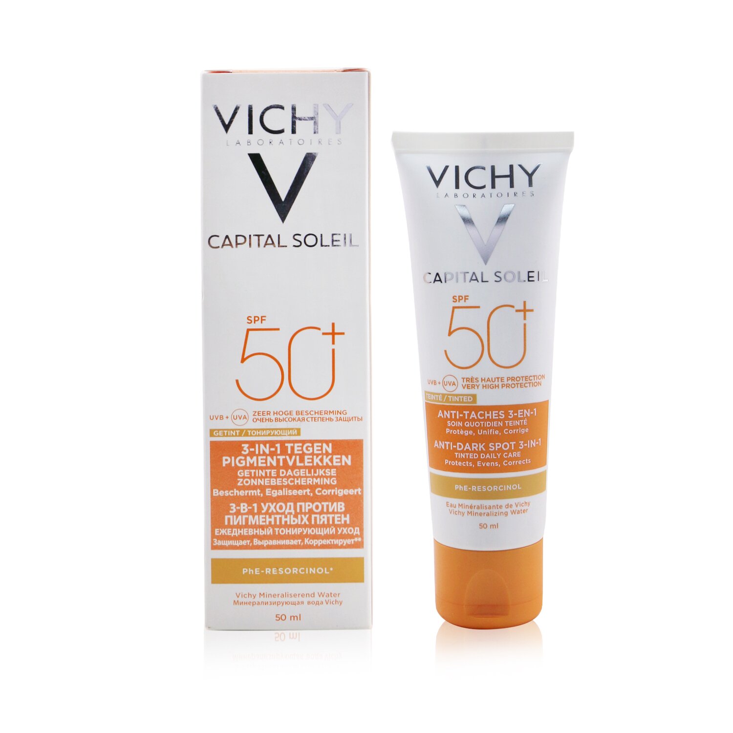Vichy Capital Soleil Anti-Dark Spot 3-In-1 Tinted Daily Care SPF 50 50ml/1.7oz