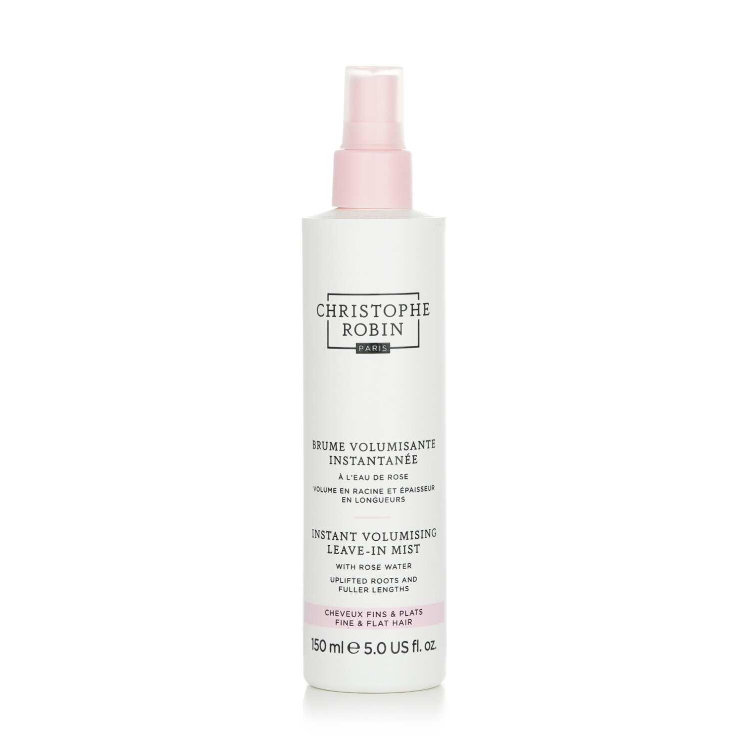 Christophe Robin Instant Volumising Leave-In Mist with Rose Water - Fine & Flat Hair 150ml/5oz