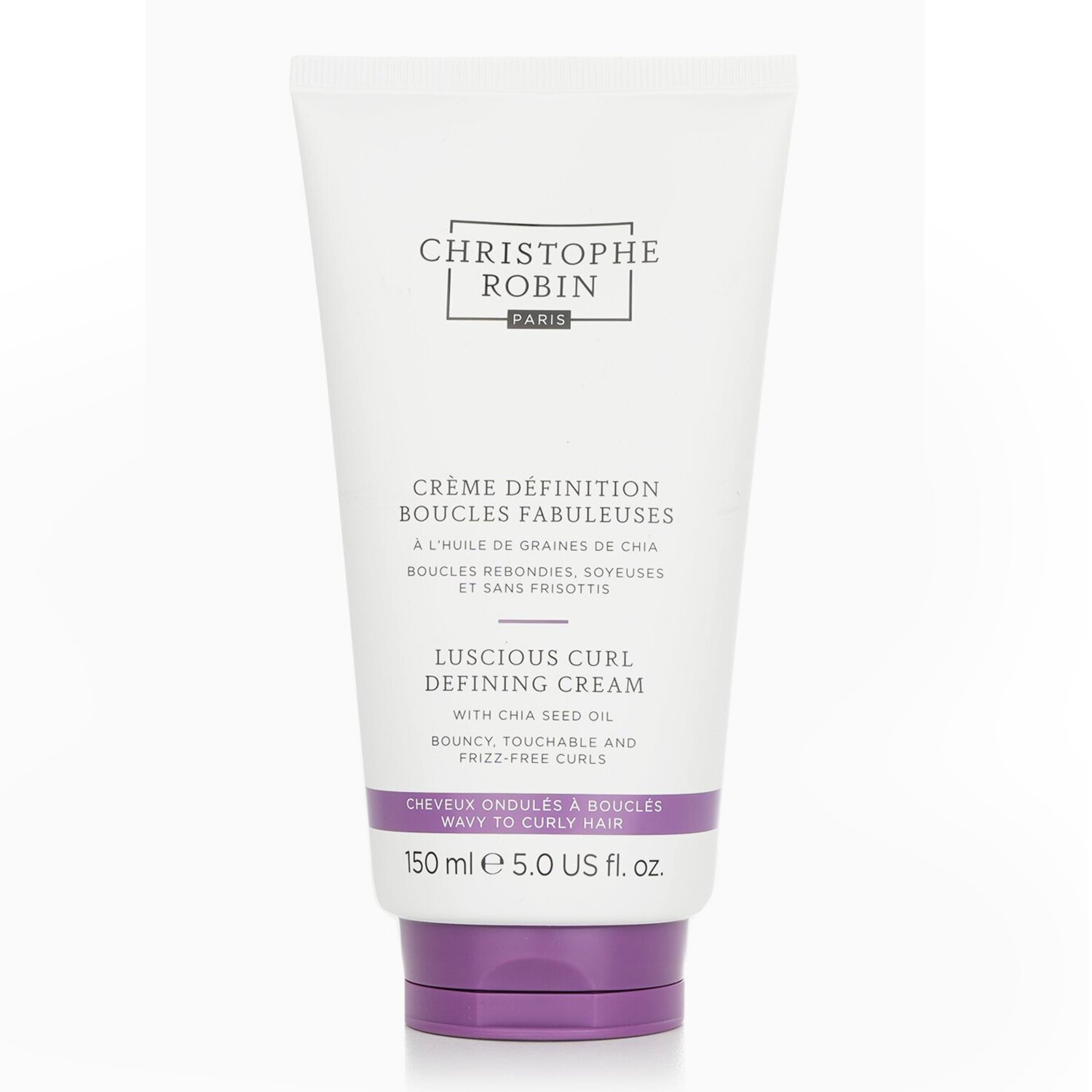 Christophe Robin Luscious Curl Моделирующий Крем с Маслом Семян Чиа 150ml/5oz