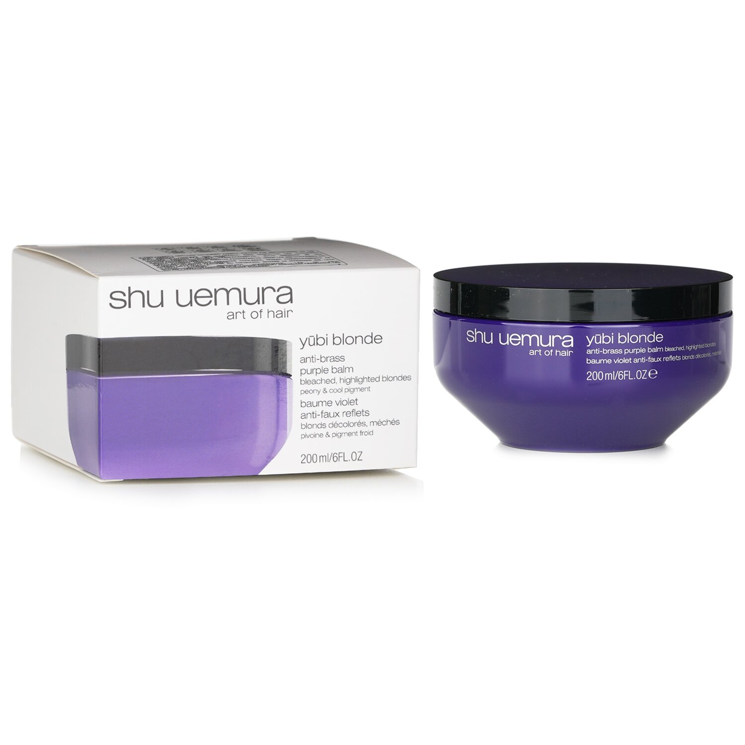 Shu Uemura Yubi Blonde Anti-Brass Purple Balm (Hair Mask) - Bleached, Highlighted Blondes 200ml/6oz