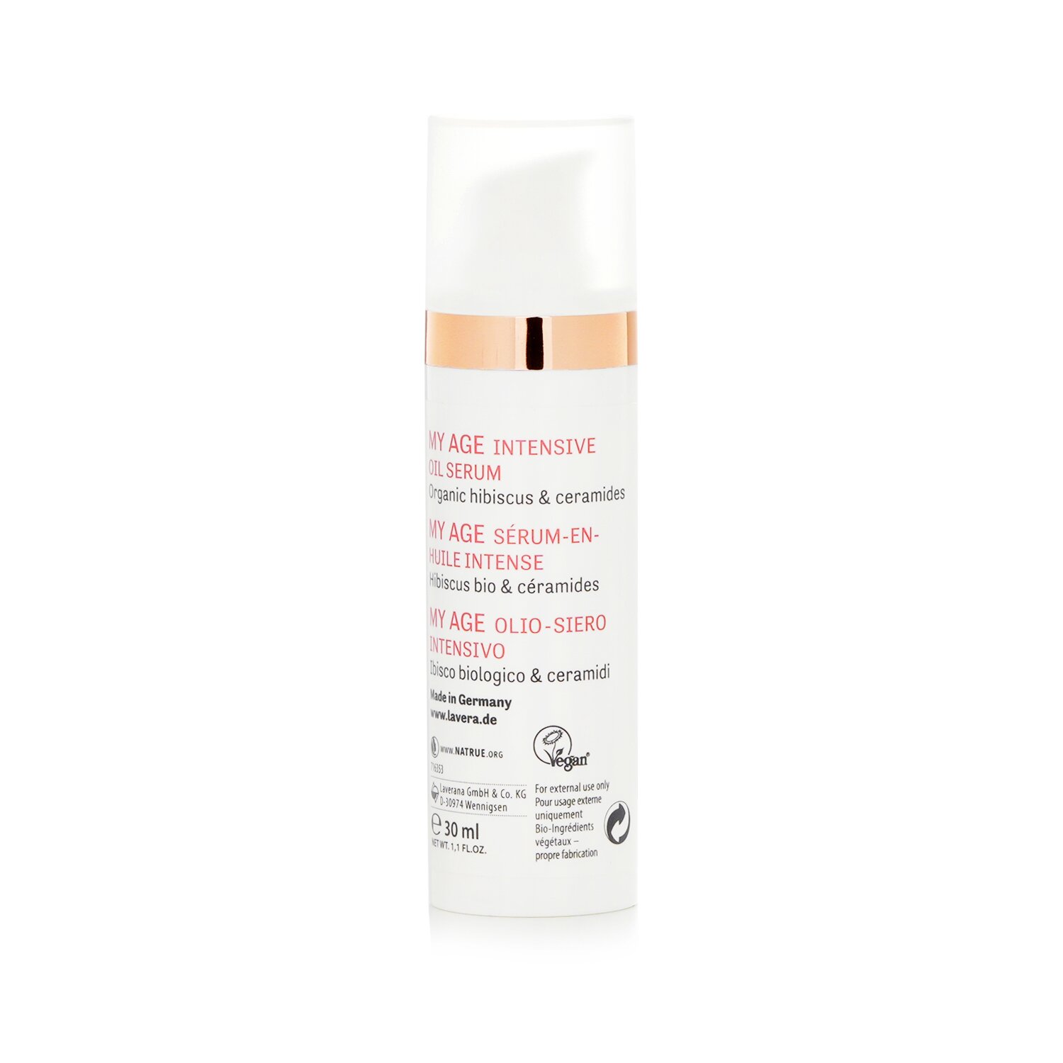 Lavera My Age Intensive Oil Serum With Organic Hibiscus & Ceramides - For Mature Skin 30ml/1.1oz