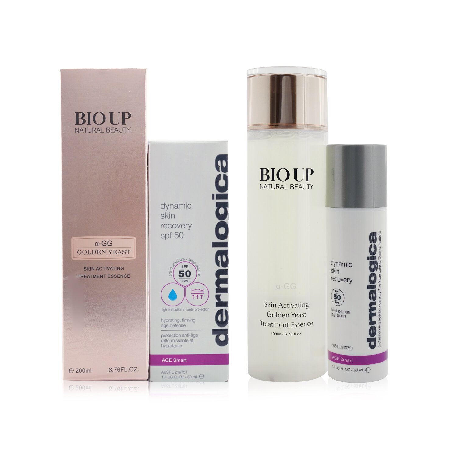 Dermalogica Age Smart Dynamic Skin Recovery SPF 50 50ml (Free: Natural Beauty BIO UP Treatment Essence 200ml) 2pcs