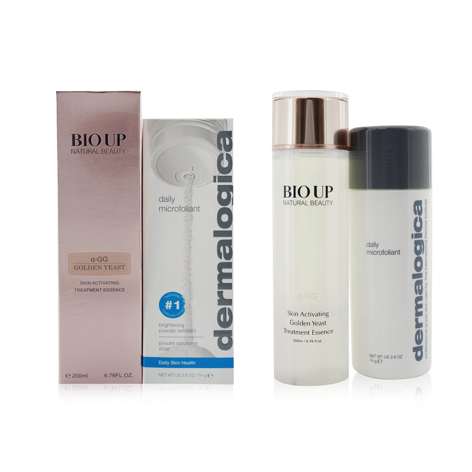 Dermalogica Daily Microfoliant 74g (Free: Natural Beauty BIO UP Treatment Essence 200ml) 2pcs