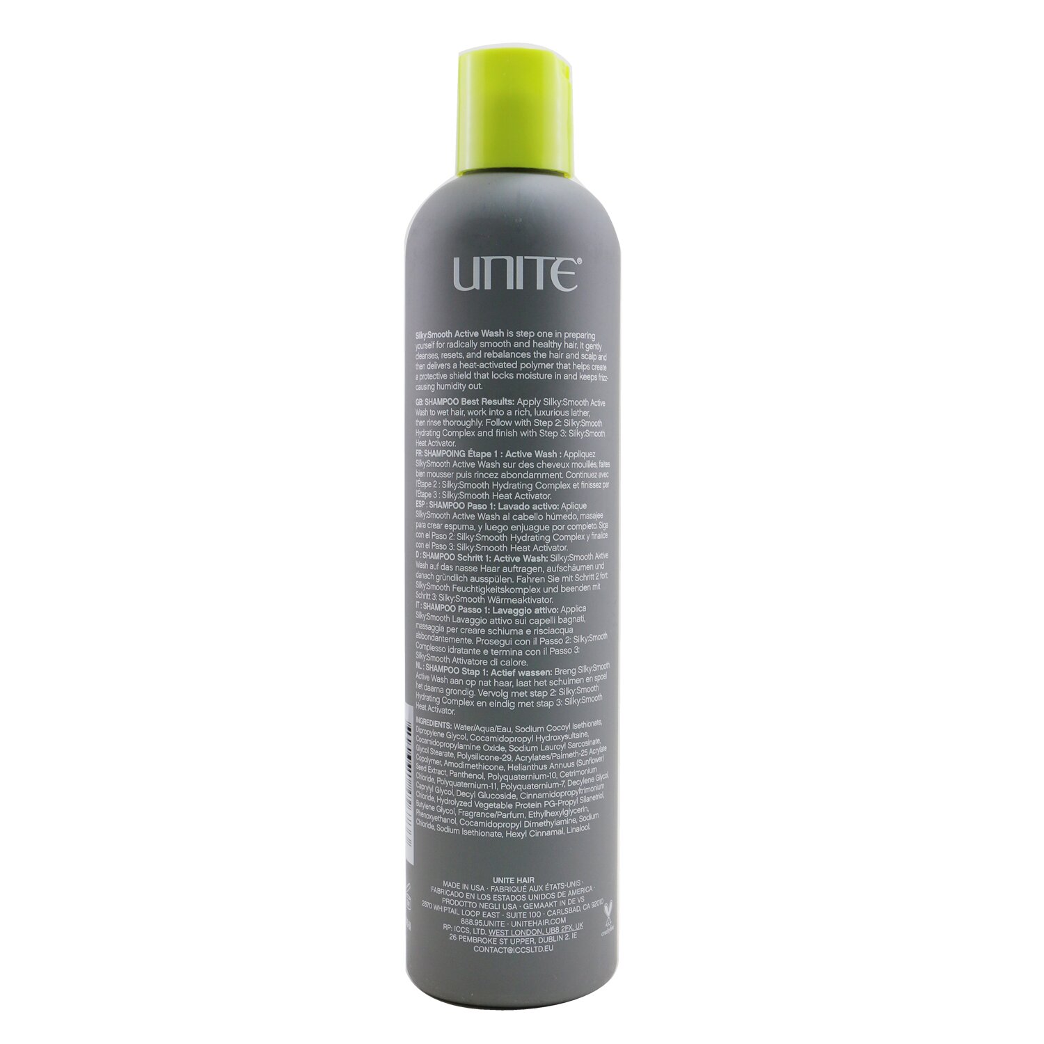 Unite RE:UNITE Silky:Smooth Active Wash - Step 1 Cleanse 300ml/10oz