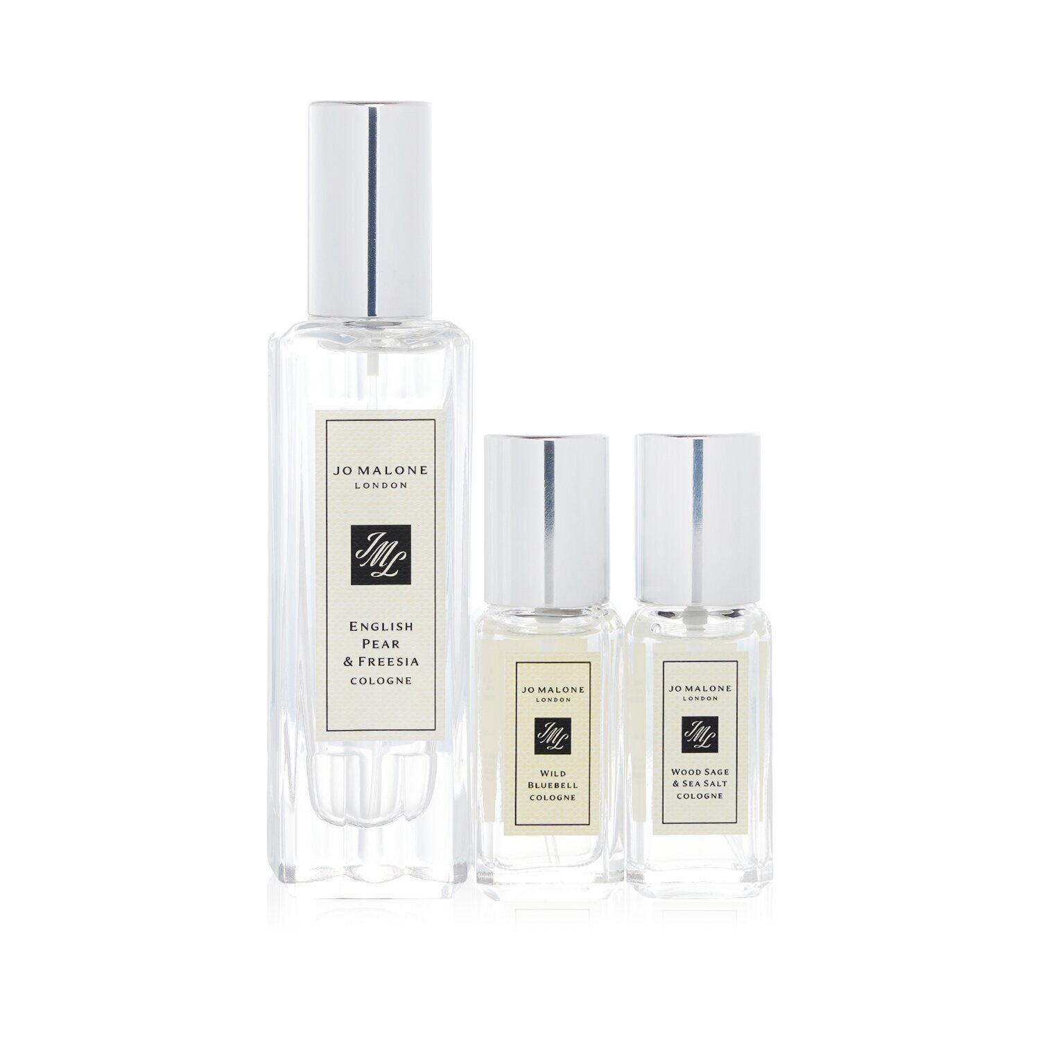 Jo Malone  English Pear & Freesia Coffret: Английска круша и фрезия 30 мл + градински чай и морска сол 9 мл + дива камбанка 9 мл 3pcs