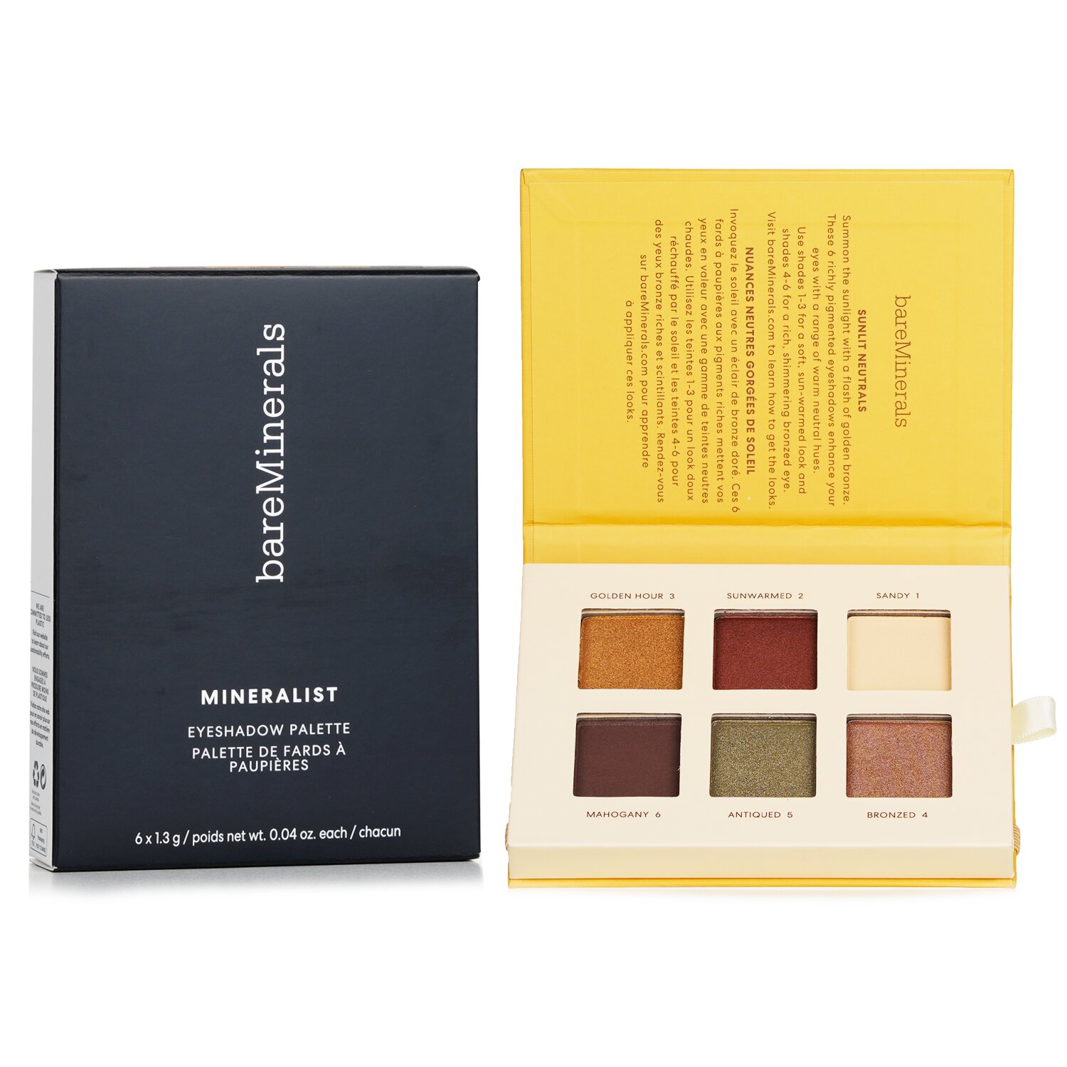 贝茗  BareMinerals MINERALIST轻盈长效眼影盘 6x1.3g/0.04oz