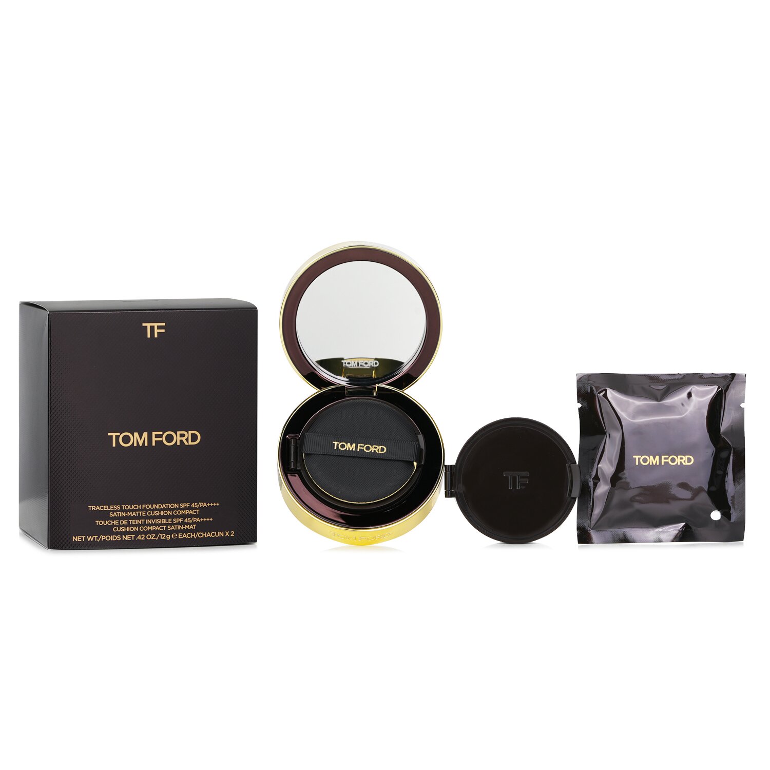 Tom Ford Traceless Touch Foundation Cushion Compact SPF 45 With Extra Refill 2x12g/0.42oz