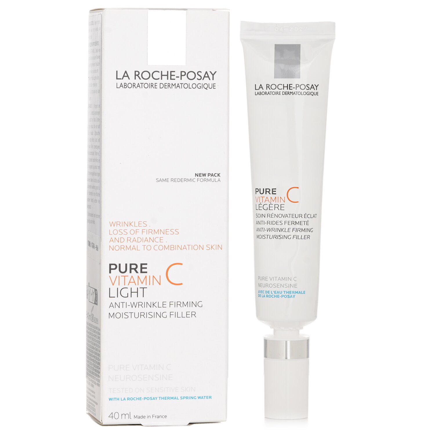 La Roche Posay Pure Vitamin C Light Anti-Wrinkle Firming Moisturising Filler 40ml